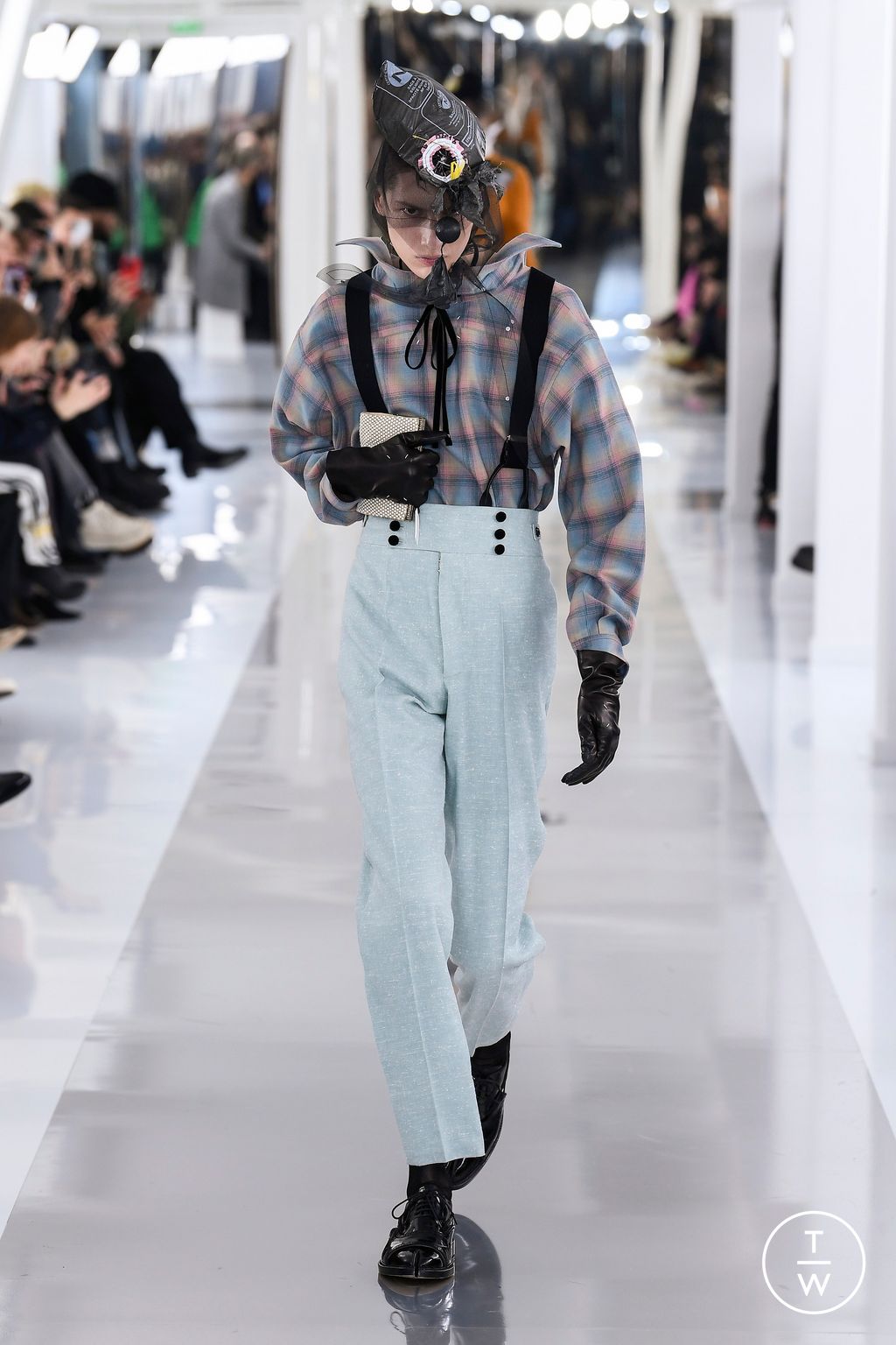 Fashion Week Paris Fall/Winter 2023 look 4 de la collection Maison Margiela menswear