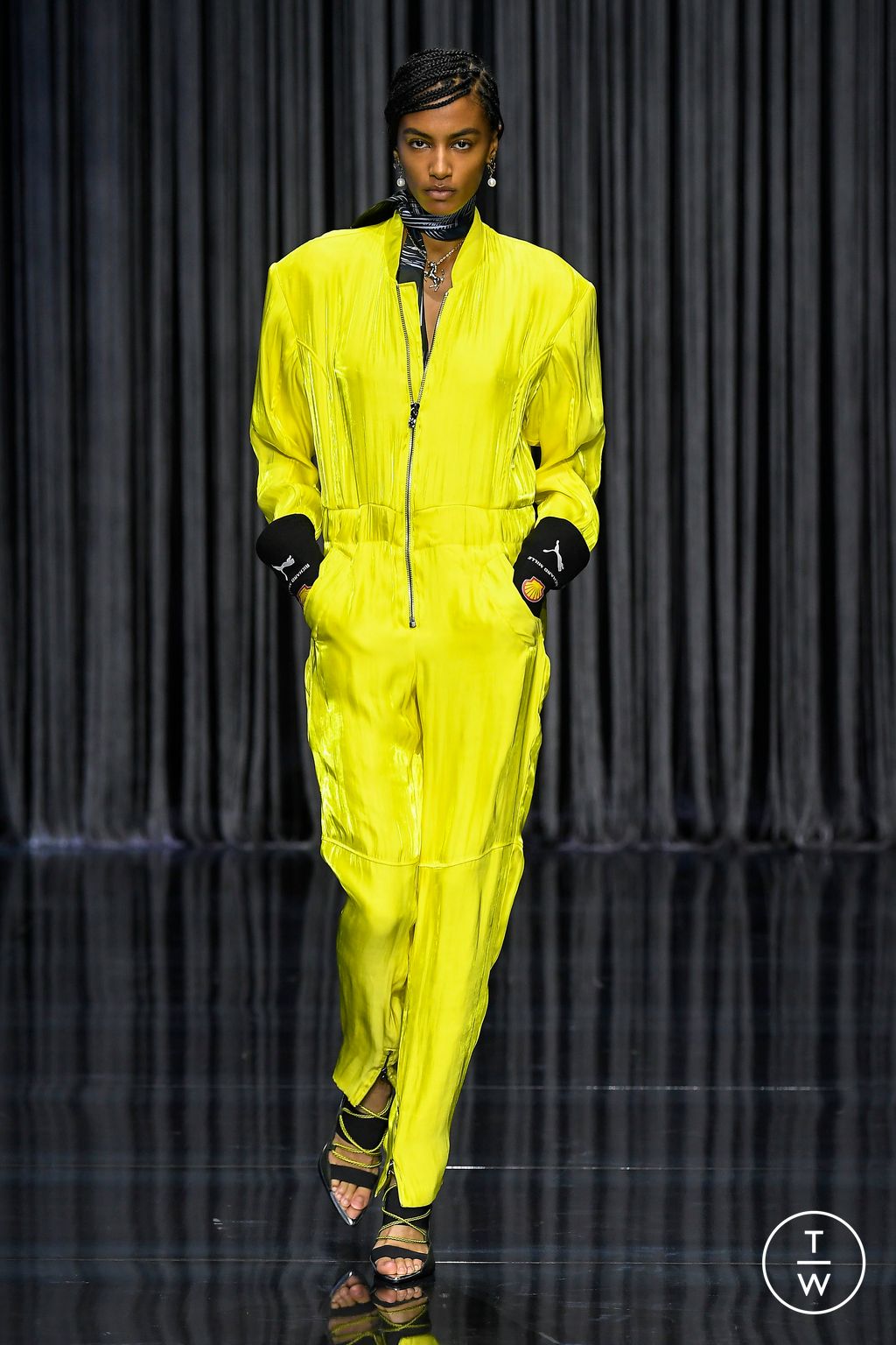 Fashion Week Milan Spring/Summer 2023 look 5 from the Ferrari collection womenswear