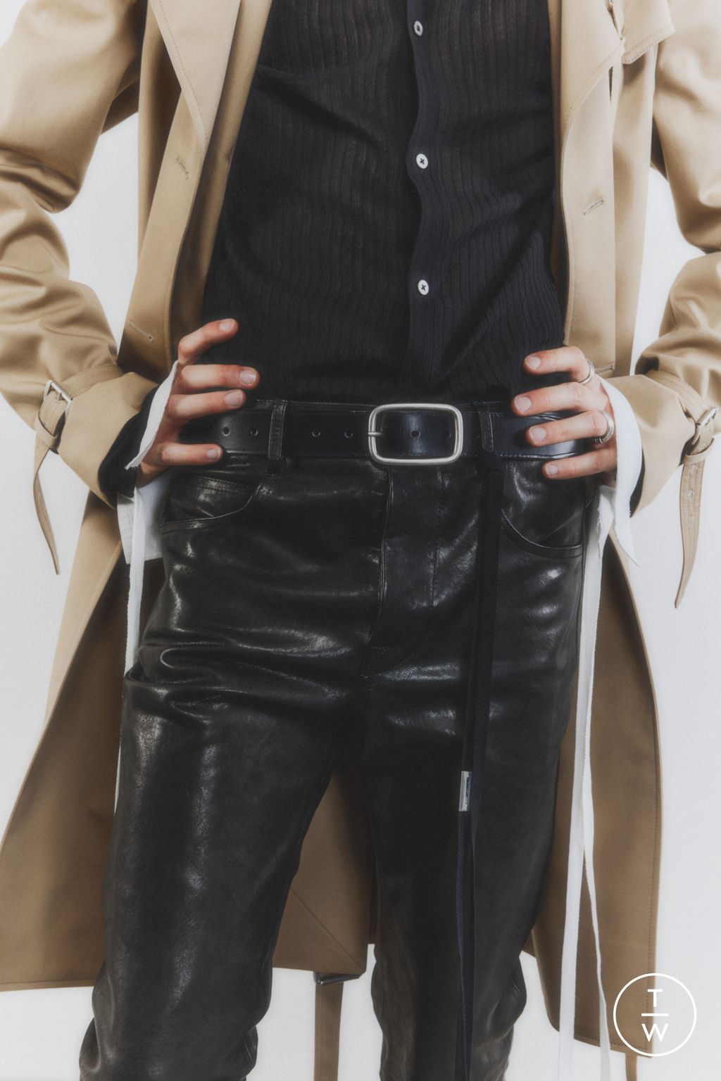 Fashion Week Paris Resort 2026 look 6 from the Ann Demeulemeester collection 女装