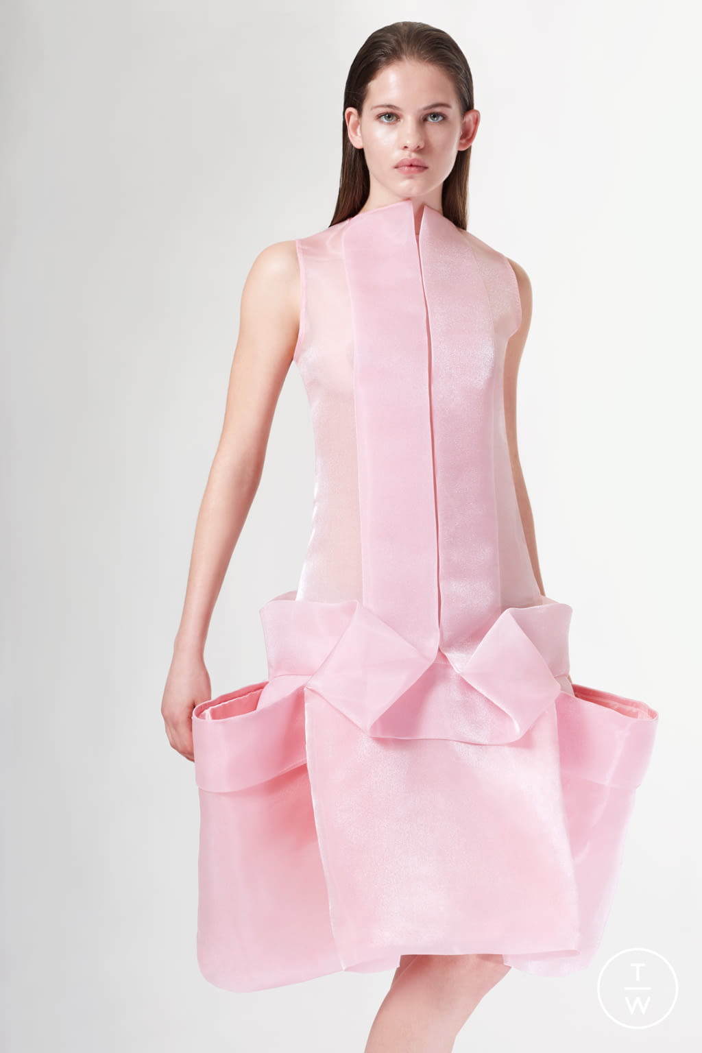 Fashion Week New York Fall/Winter 2021 look 6 from the Sukeina collection womenswear