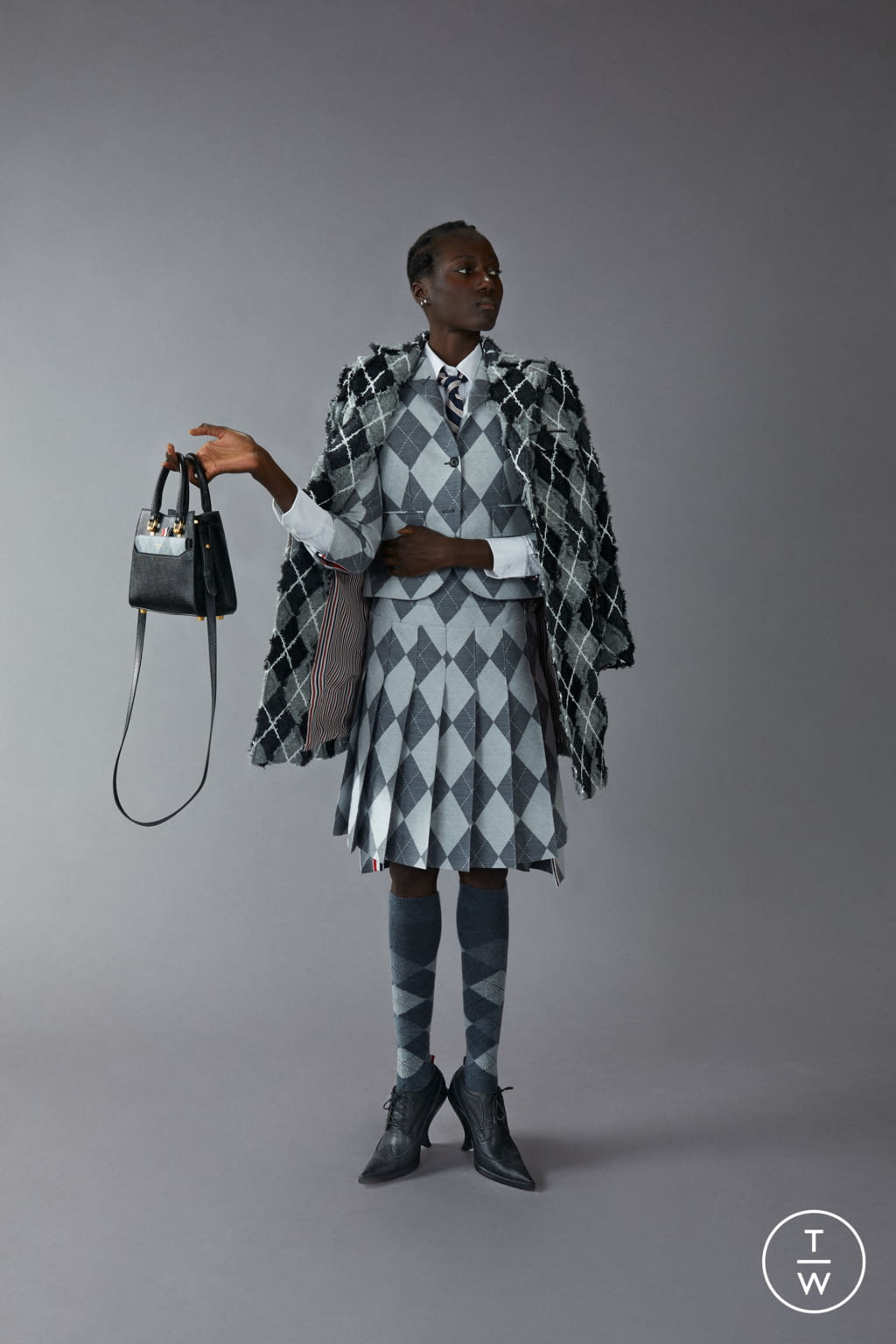 Fashion Week Paris Pre-Fall 2020 look 7 from the Thom Browne collection womenswear