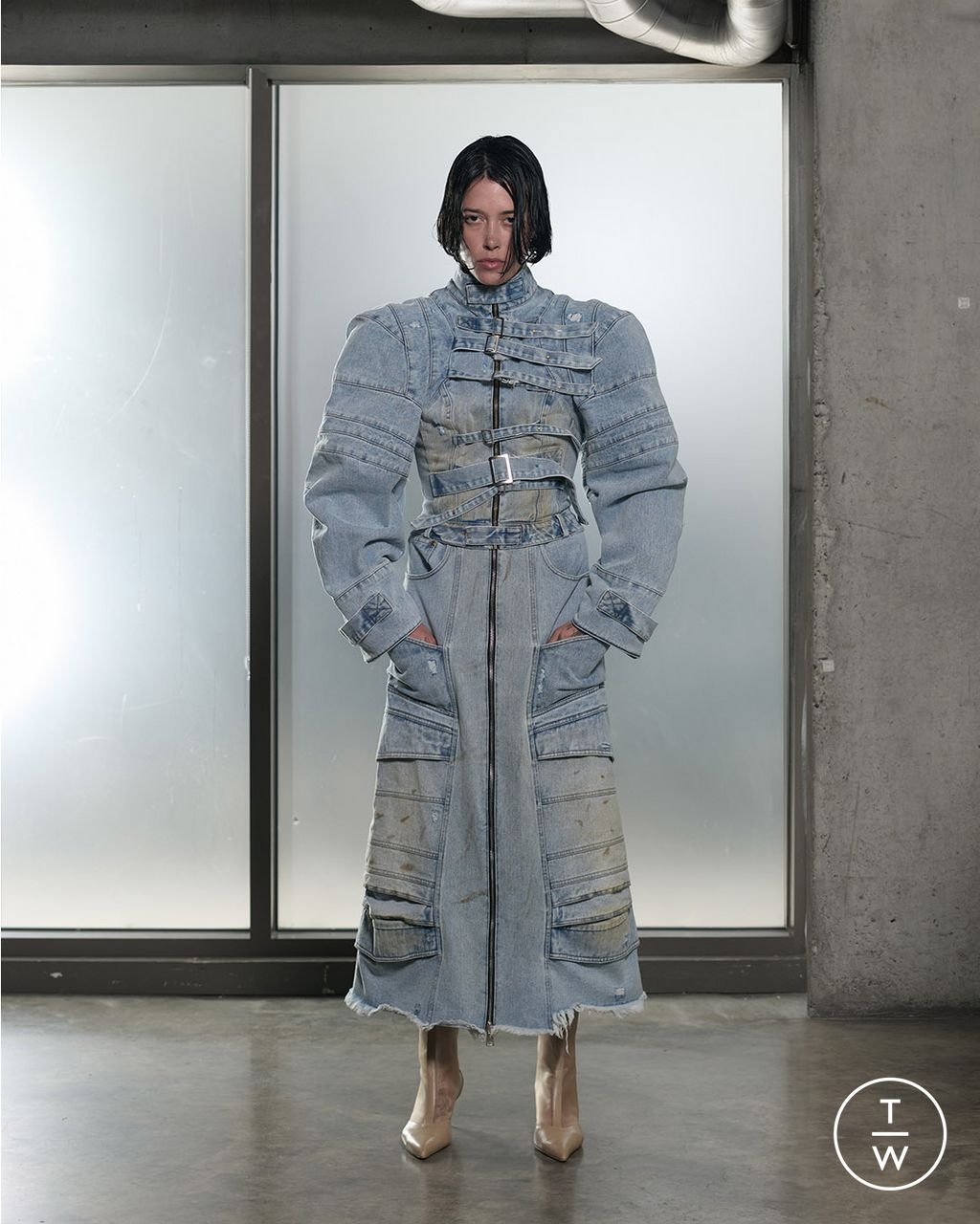 Fashion Week London Resort 2025 look 6 from the Natasha Zinko collection womenswear