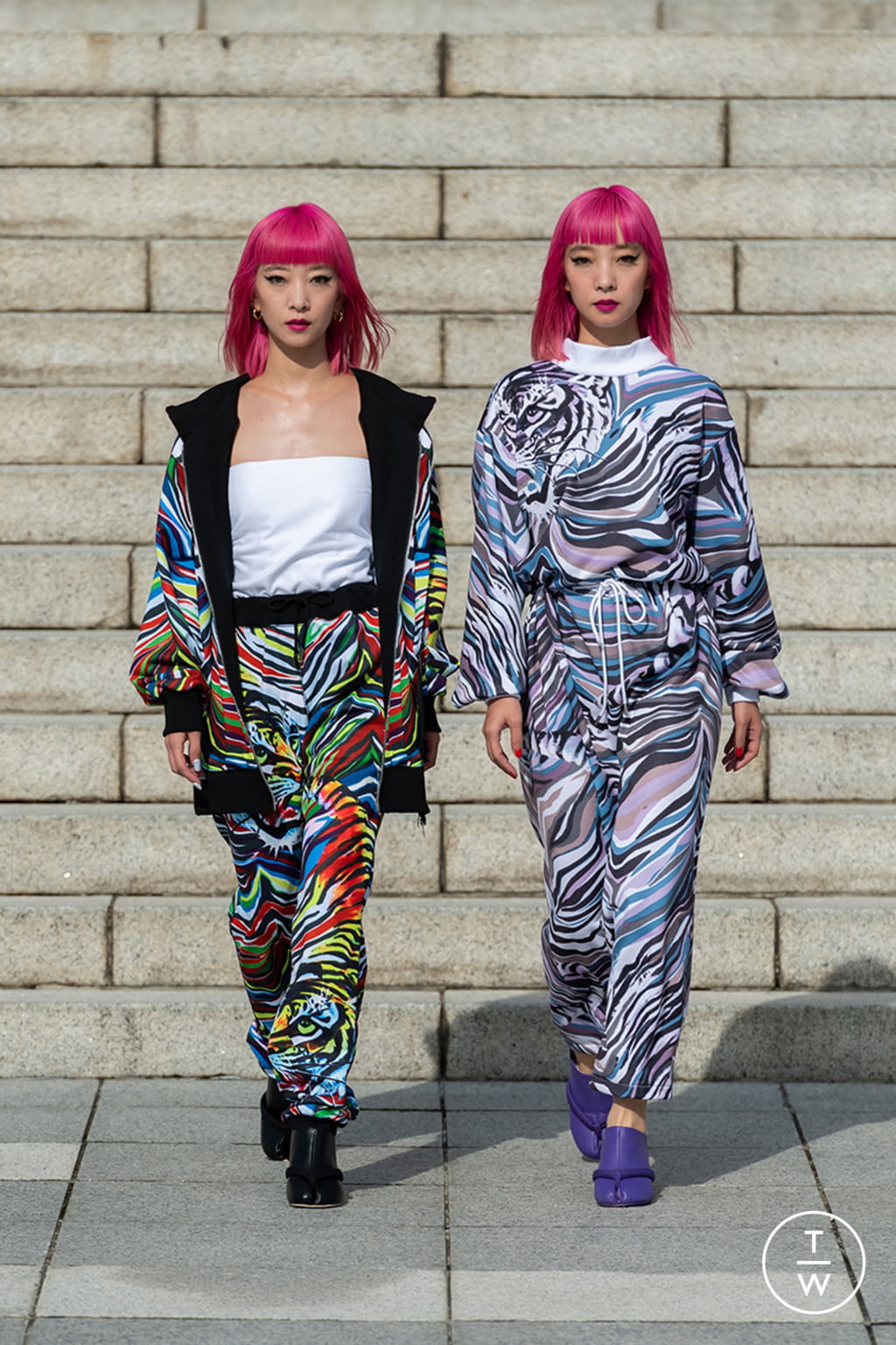 Fashion Week Milan Spring/Summer 2021 look 6 de la collection Atsushi Nakashima womenswear