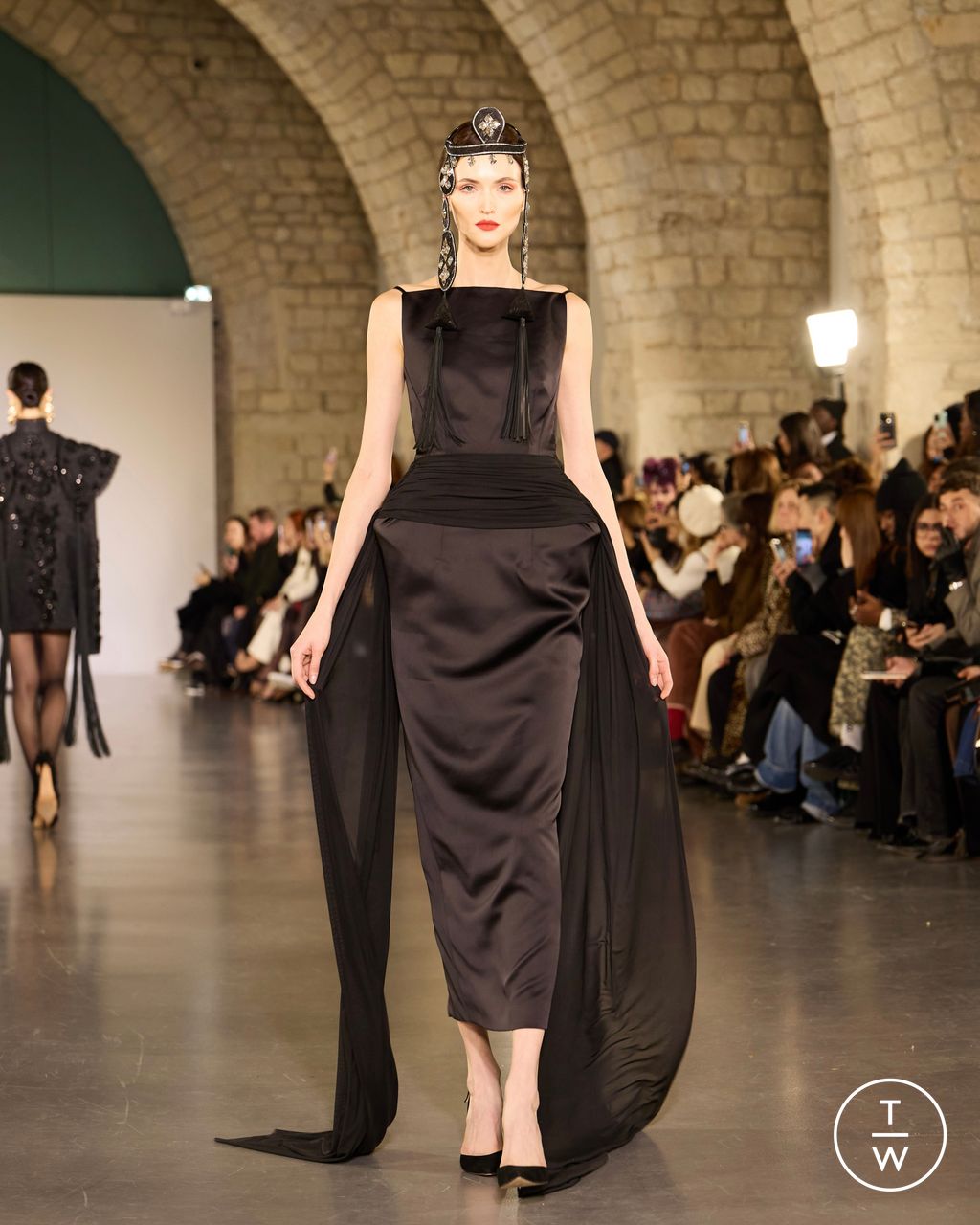 Fashion Week Paris Spring/Summer 2026 look 6 from the Juana Martin collection couture