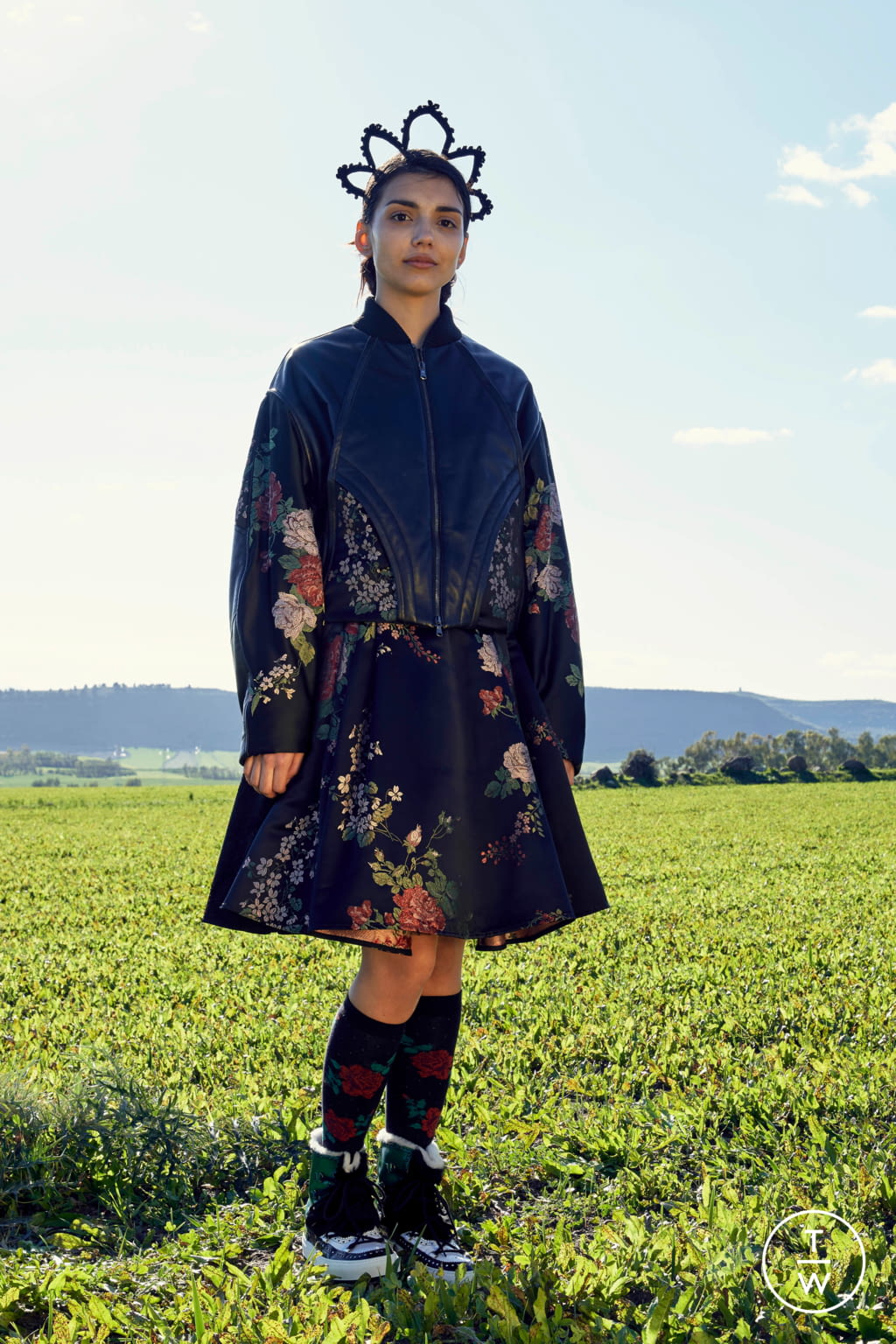 Fashion Week Milan Fall/Winter 2021 look 6 de la collection Antonio Marras womenswear