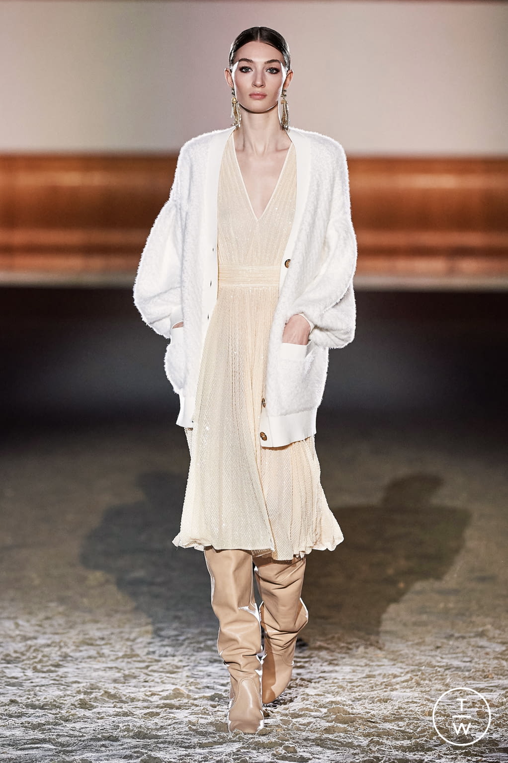 Fashion Week Milan Fall/Winter 2021 look 6 from the Elisabetta Franchi collection womenswear