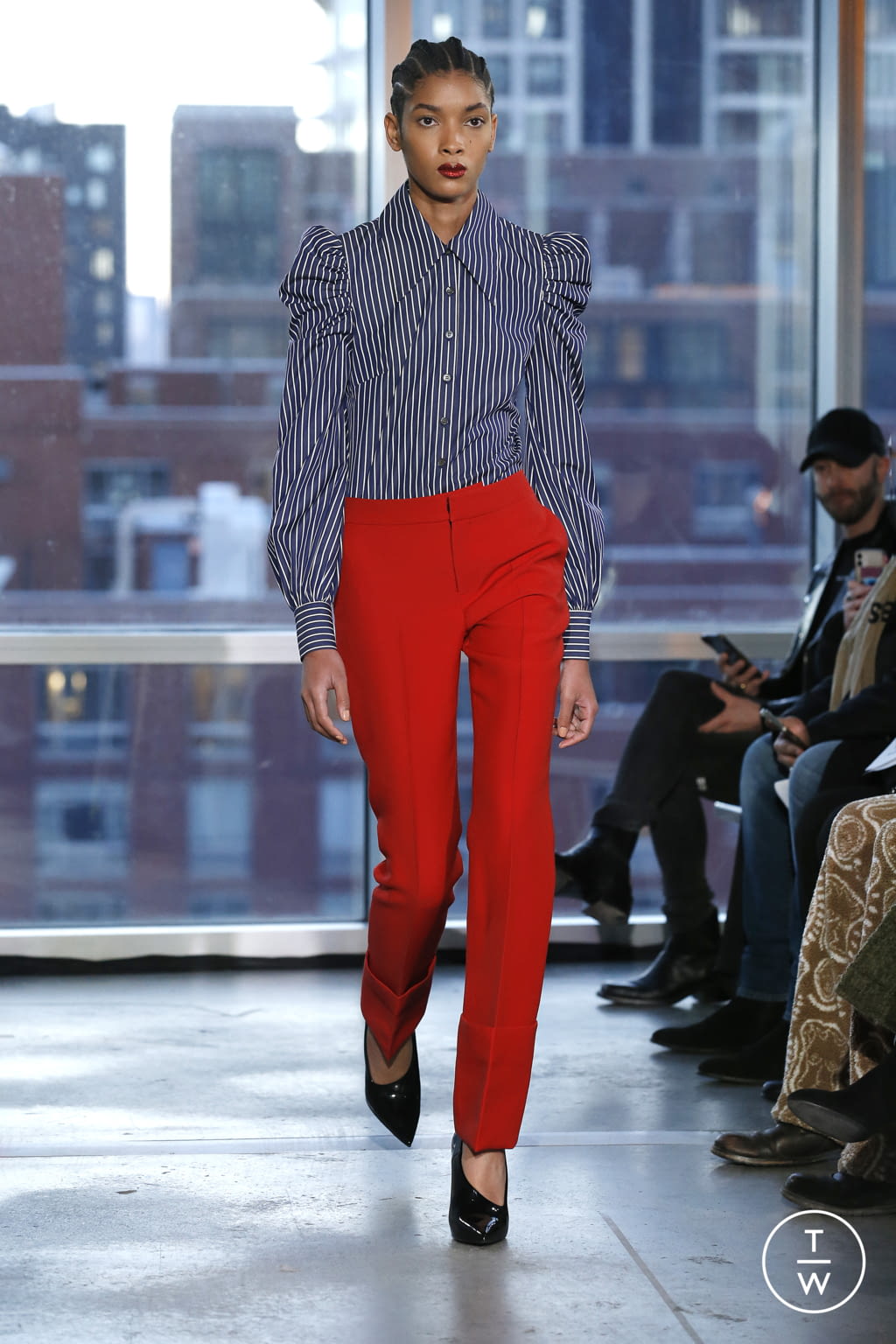 Fashion Week New York Fall/Winter 2022 look 6 from the Duncan collection 女装
