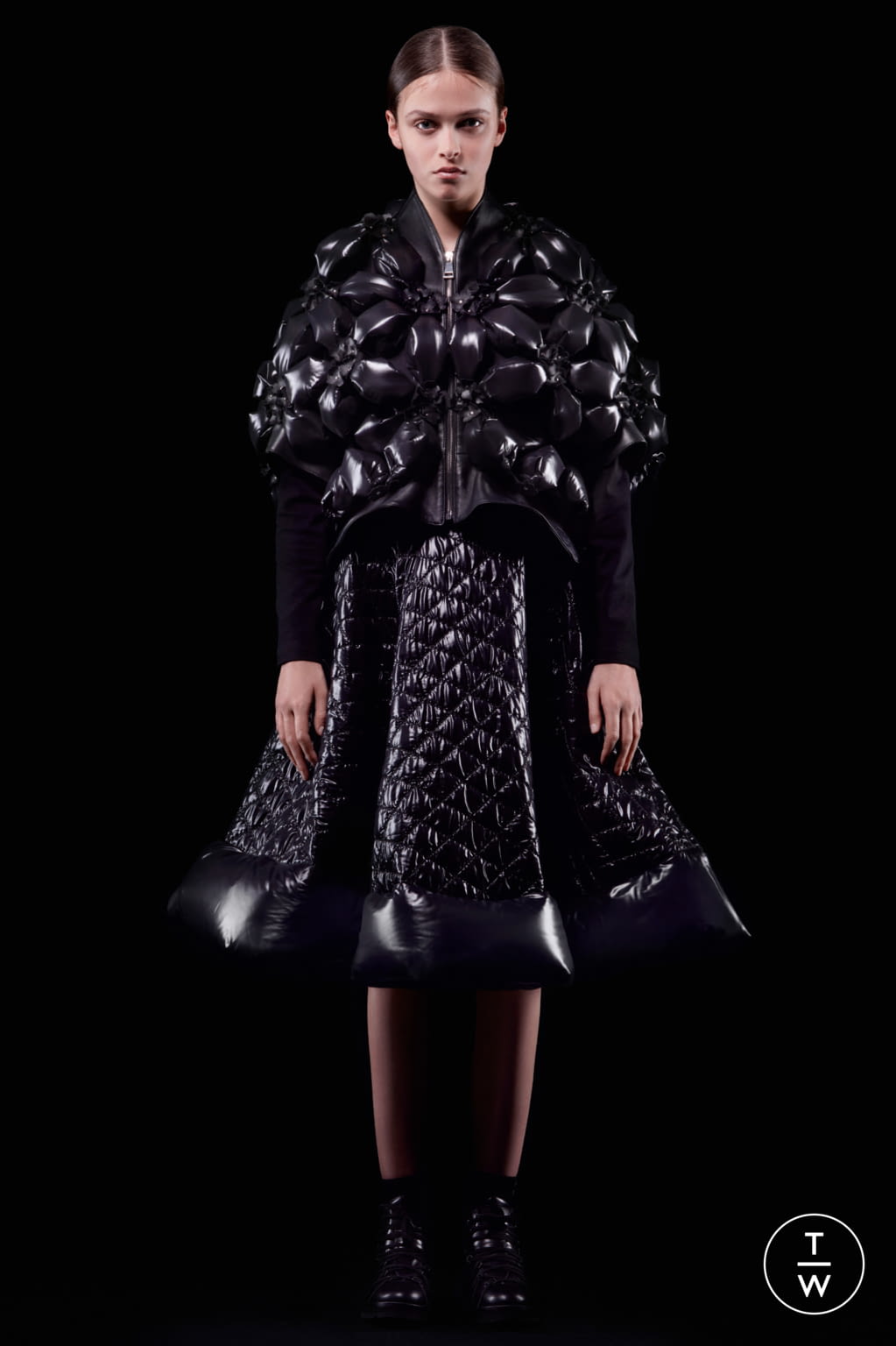 Fashion Week Milan Fall/Winter 2018 look 142 from the Moncler Genius collection womenswear