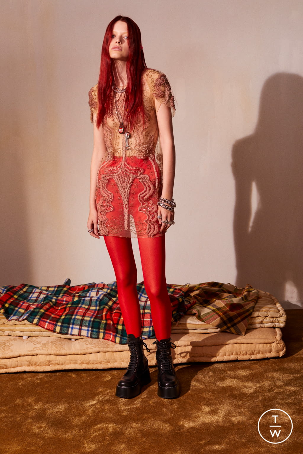 Fashion Week Milan Resort 2022 look 60 from the Dsquared2 collection womenswear