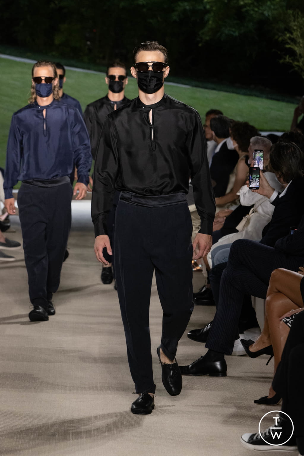 Fashion Week Milan Spring/Summer 2022 look 59 from the Giorgio Armani collection menswear