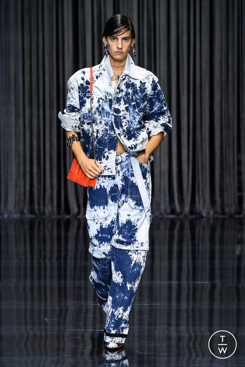 Fashion Week Milan Spring/Summer 2023 look 26 from the Ferrari collection womenswear