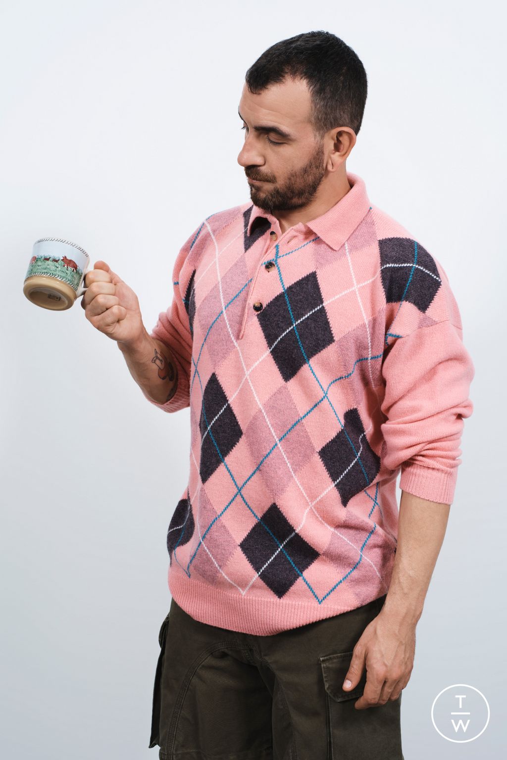 Fashion Week Paris Resort 2026 look 61 from the JW Anderson collection womenswear