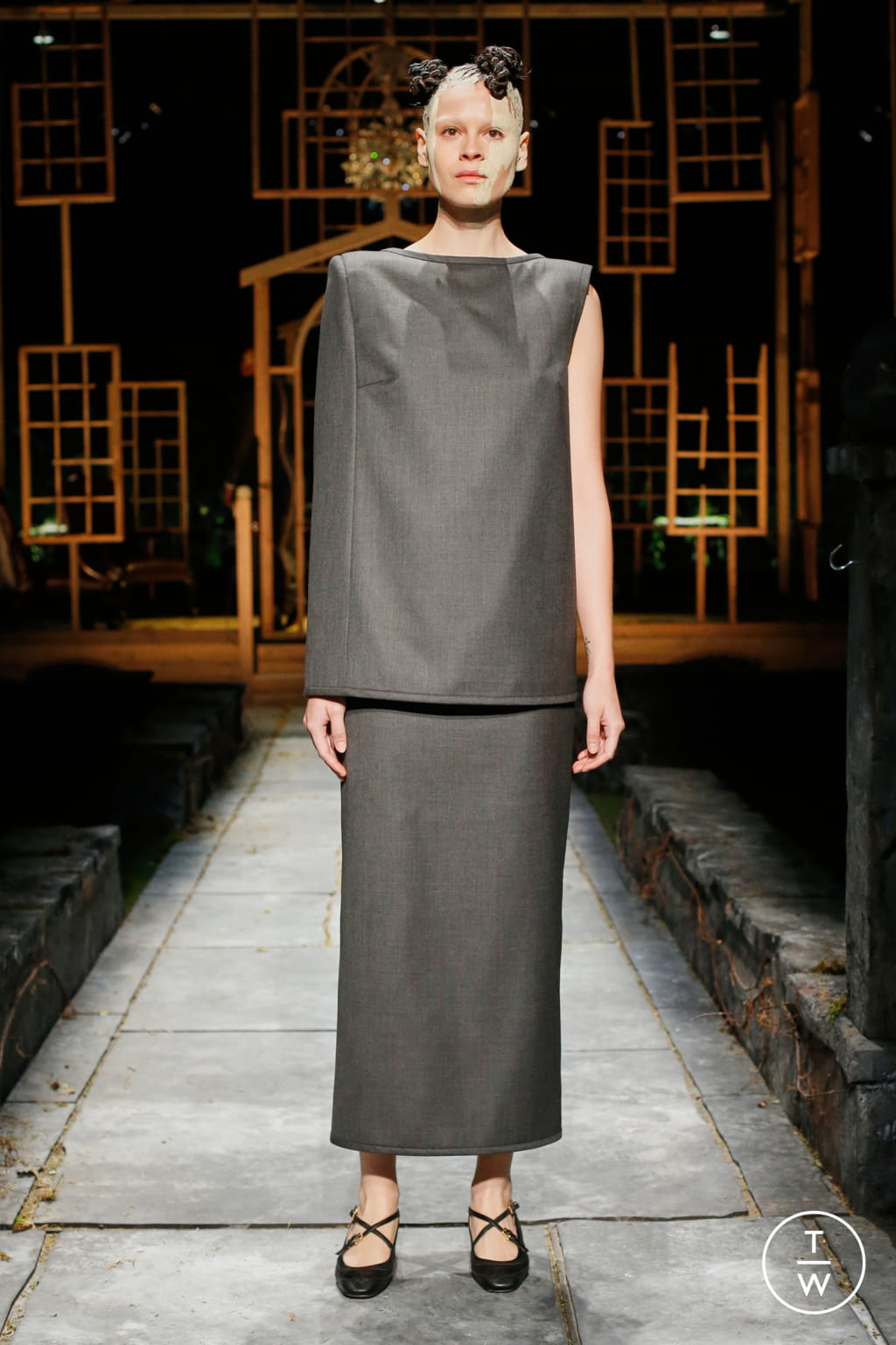 Fashion Week New York Spring/Summer 2022 look 61 de la collection Thom Browne womenswear