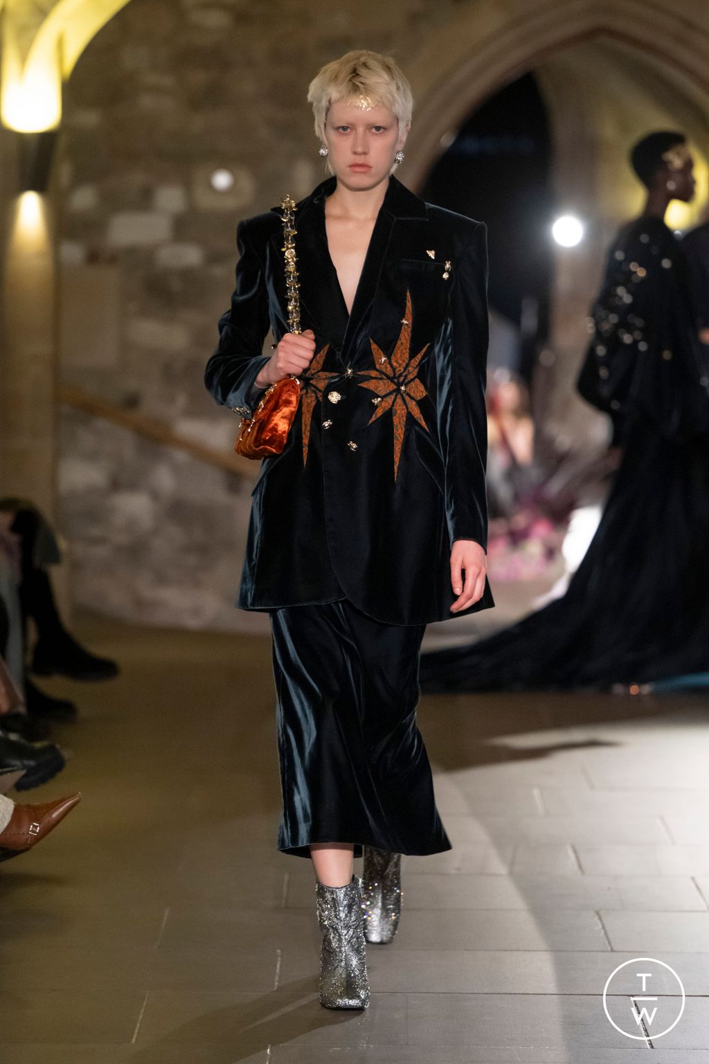 Fashion Week London Fall/Winter 2024 look 62 from the MITHRIDATE collection womenswear
