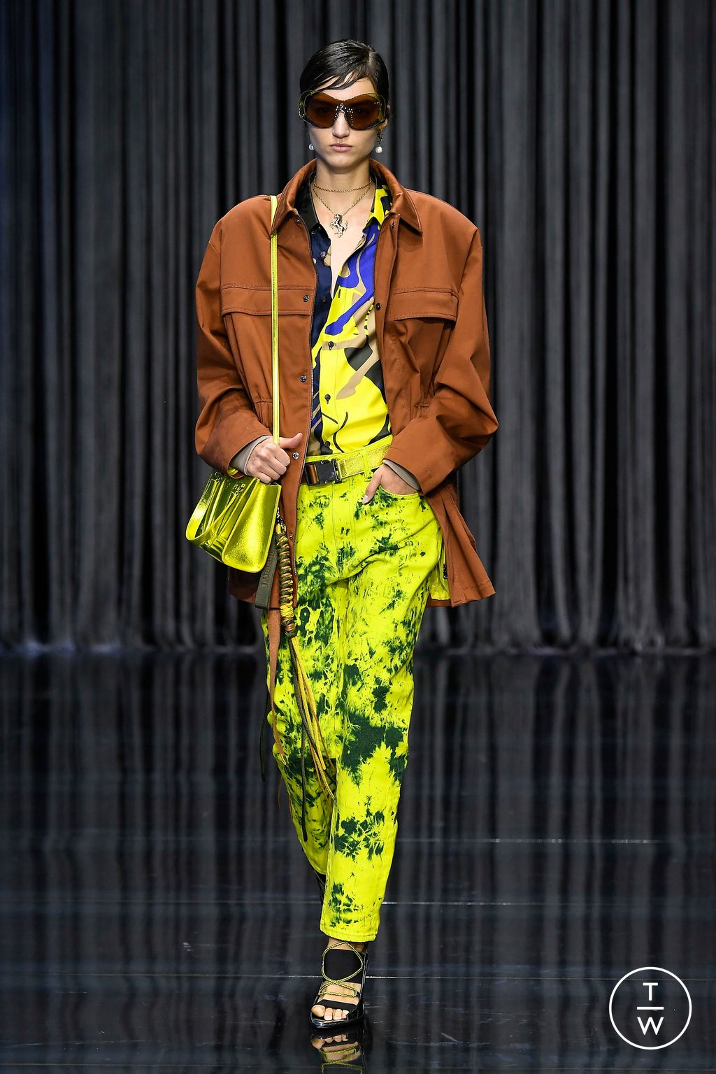Fashion Week Milan Spring/Summer 2023 look 13 from the Ferrari collection womenswear