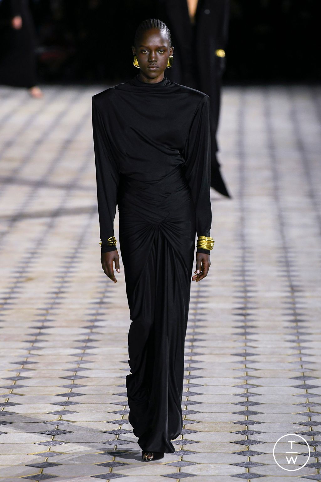Fashion Week Paris Spring/Summer 2023 look 42 from the Saint Laurent collection womenswear