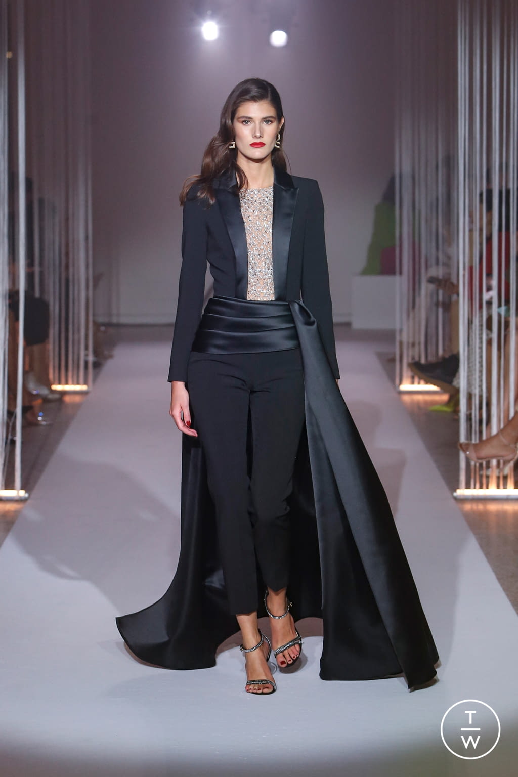 Fashion Week Milan Fall/Winter 2022 look 62 from the Elisabetta Franchi collection 女装