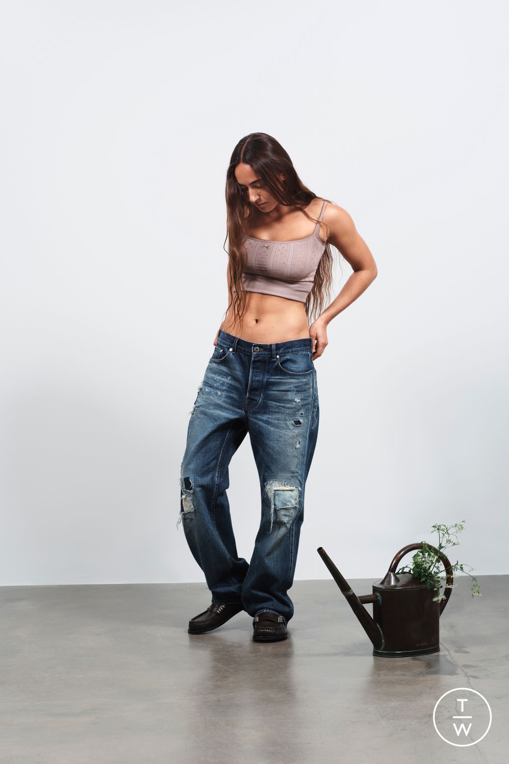 Fashion Week Paris Resort 2026 look 62 from the JW Anderson collection womenswear