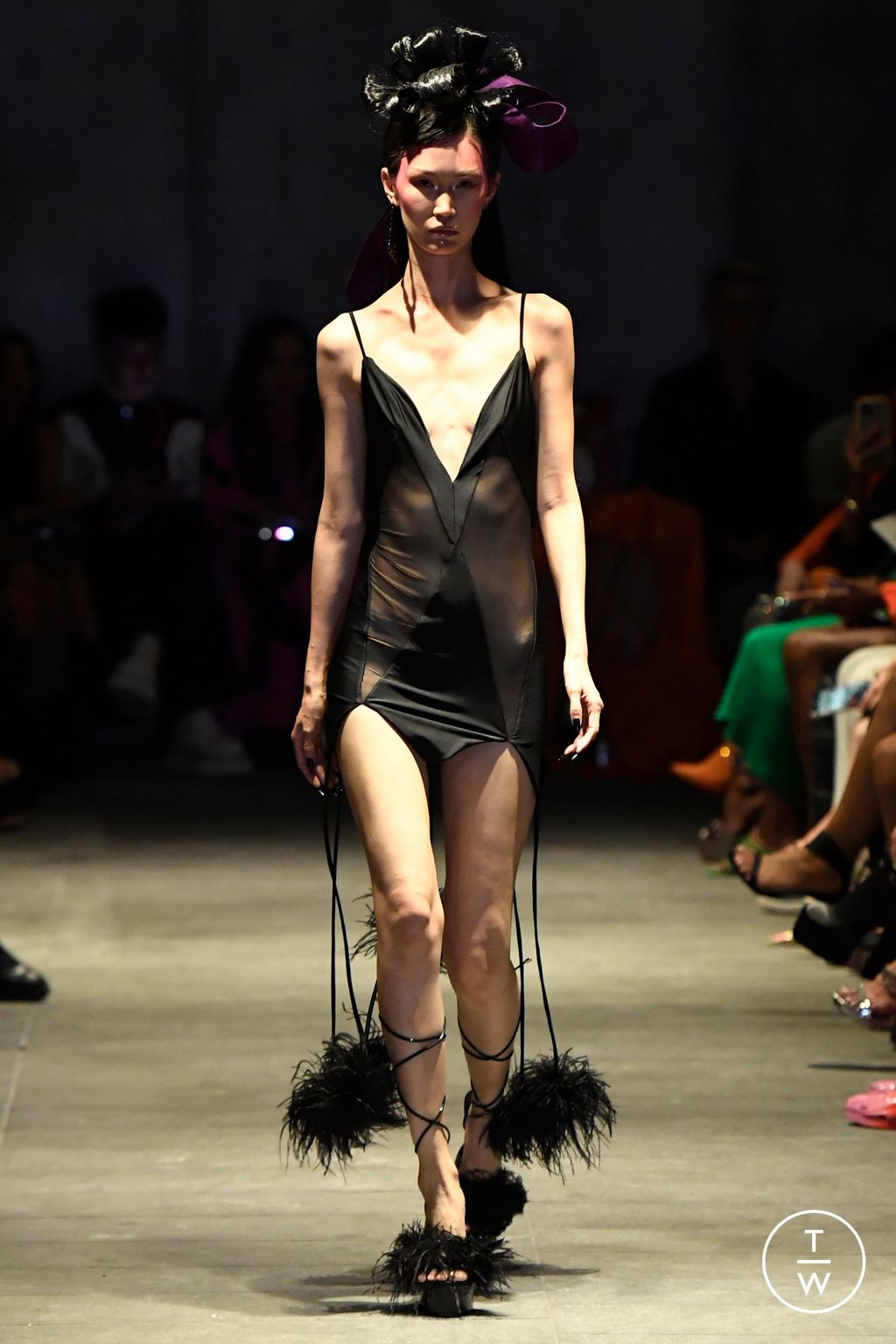 Fashion Week New York Spring/Summer 2023 look 32 from the Christian Cowan collection womenswear