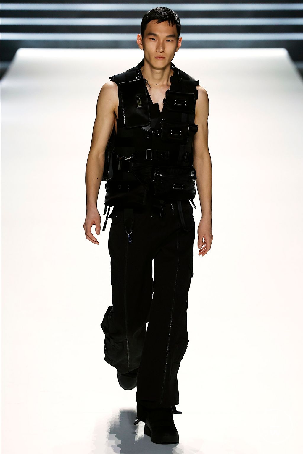 Fashion Week Milan Fall/Winter 2023 look 55 from the Dolce & Gabbana collection 男装