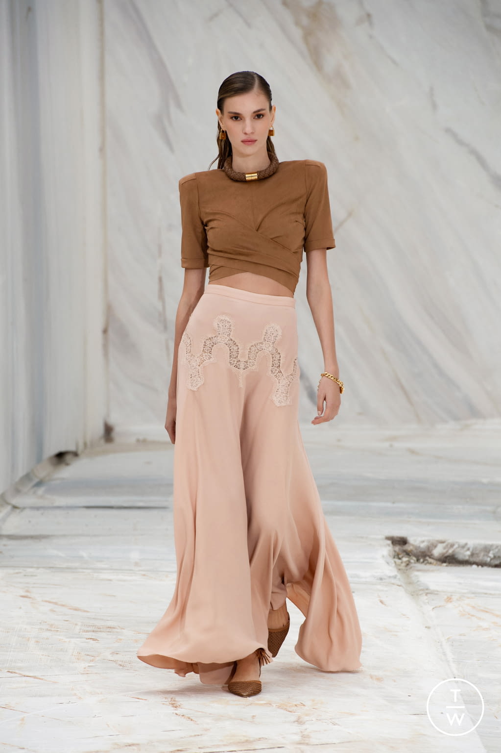 Fashion Week Milan Spring/Summer 2022 look 63 from the Elisabetta Franchi collection womenswear