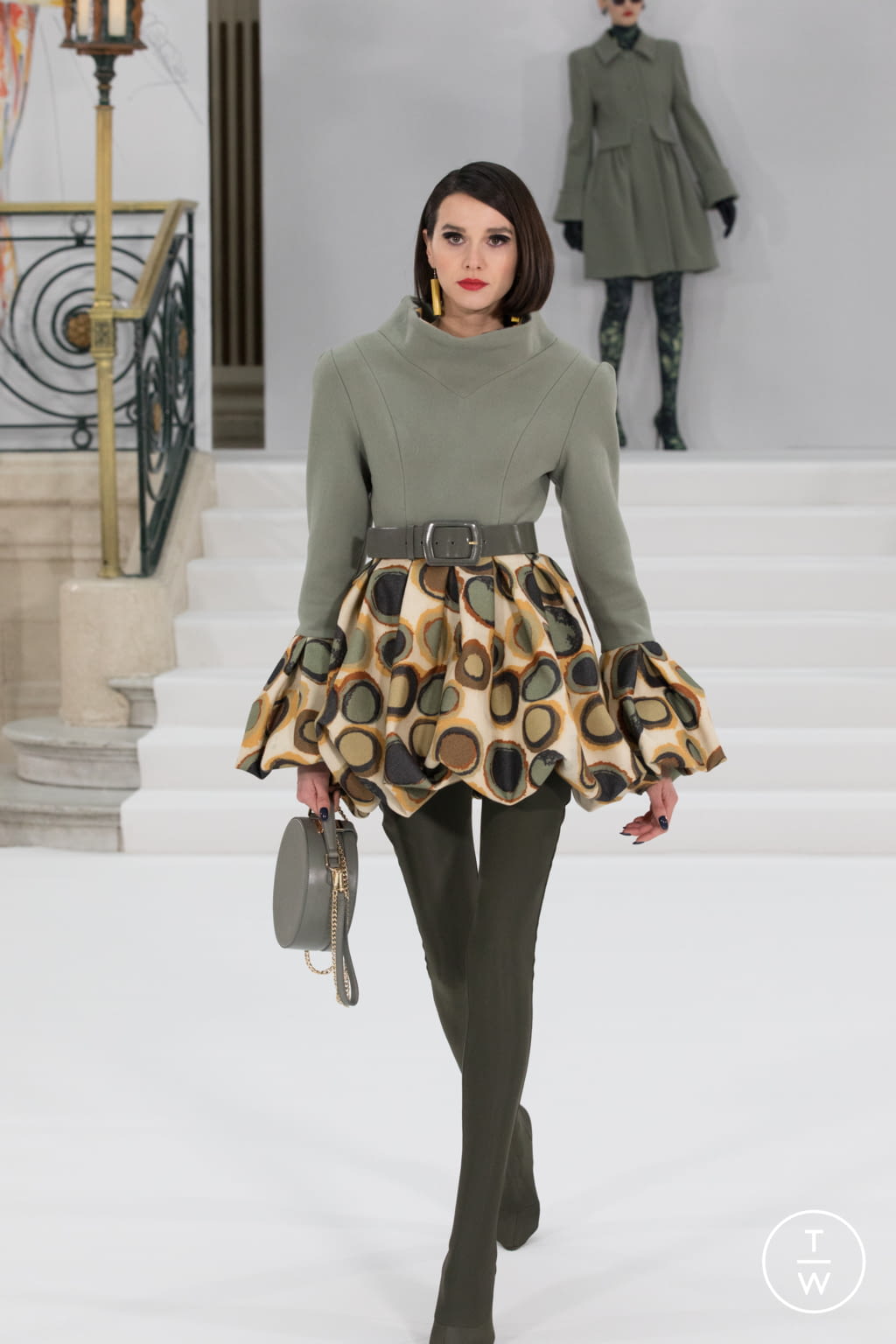 Fashion Week London Fall/Winter 2021 look 13 from the Paul Costelloe collection womenswear
