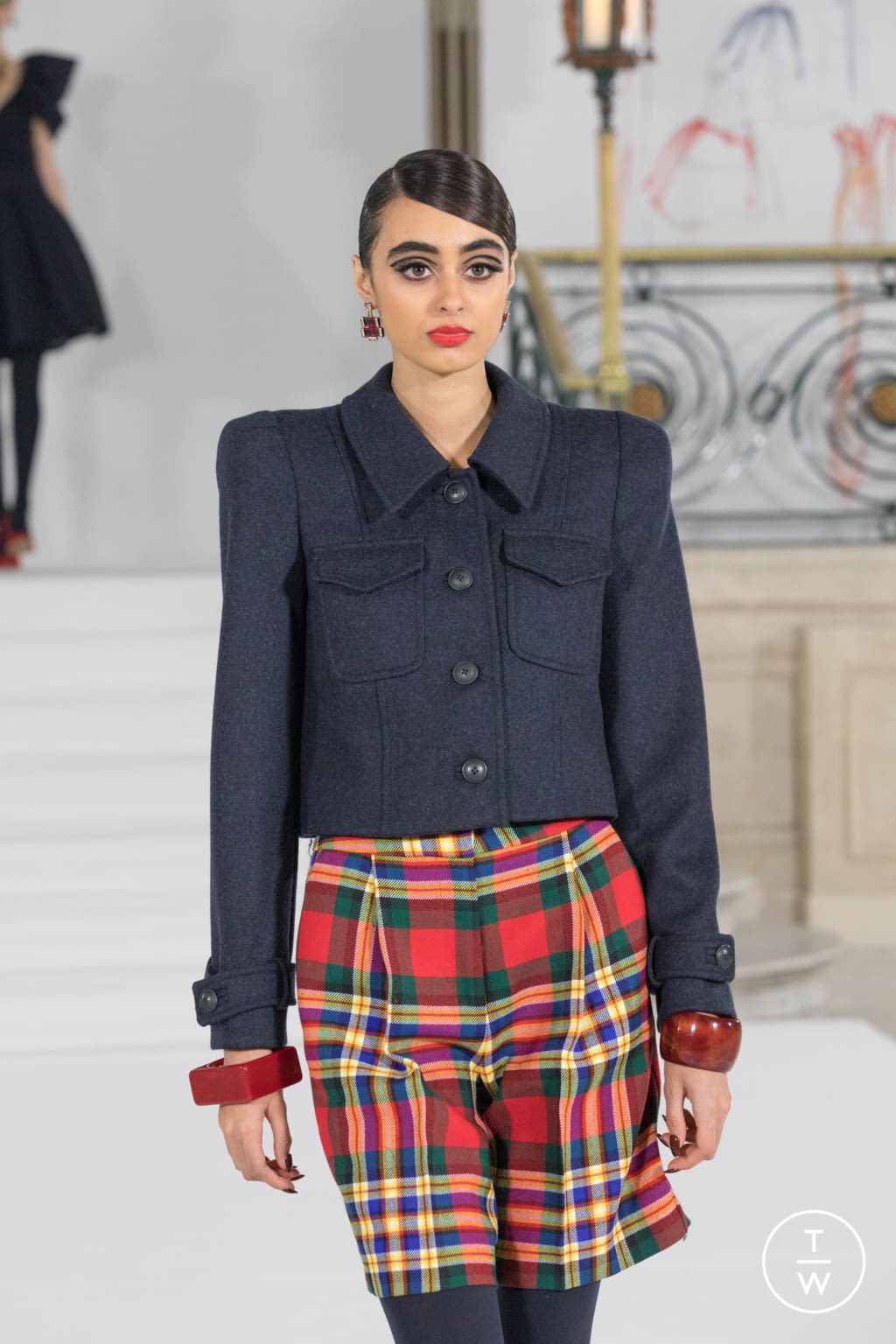 Fashion Week London Fall/Winter 2021 look 31 de la collection Paul Costelloe womenswear