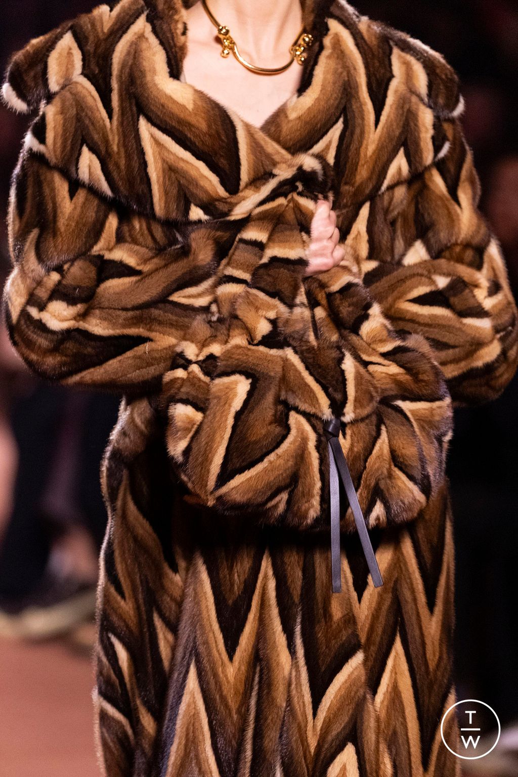 Fashion Week Milan Fall/Winter 2025 look 187 from the Fendi collection womenswear accessories
