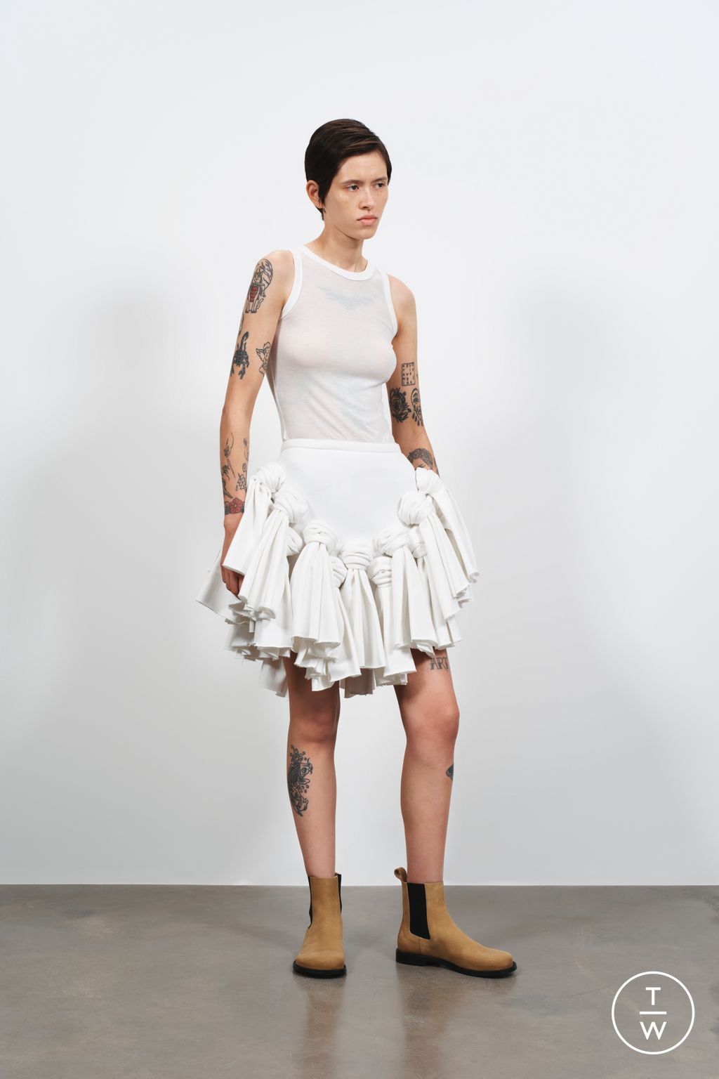 Fashion Week Paris Resort 2026 look 64 from the JW Anderson collection womenswear