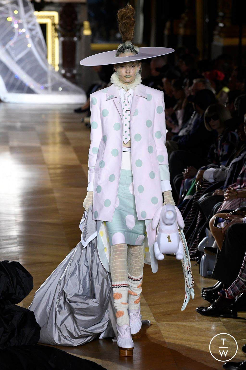 Fashion Week Paris Spring/Summer 2023 look 52 from the Thom Browne collection womenswear
