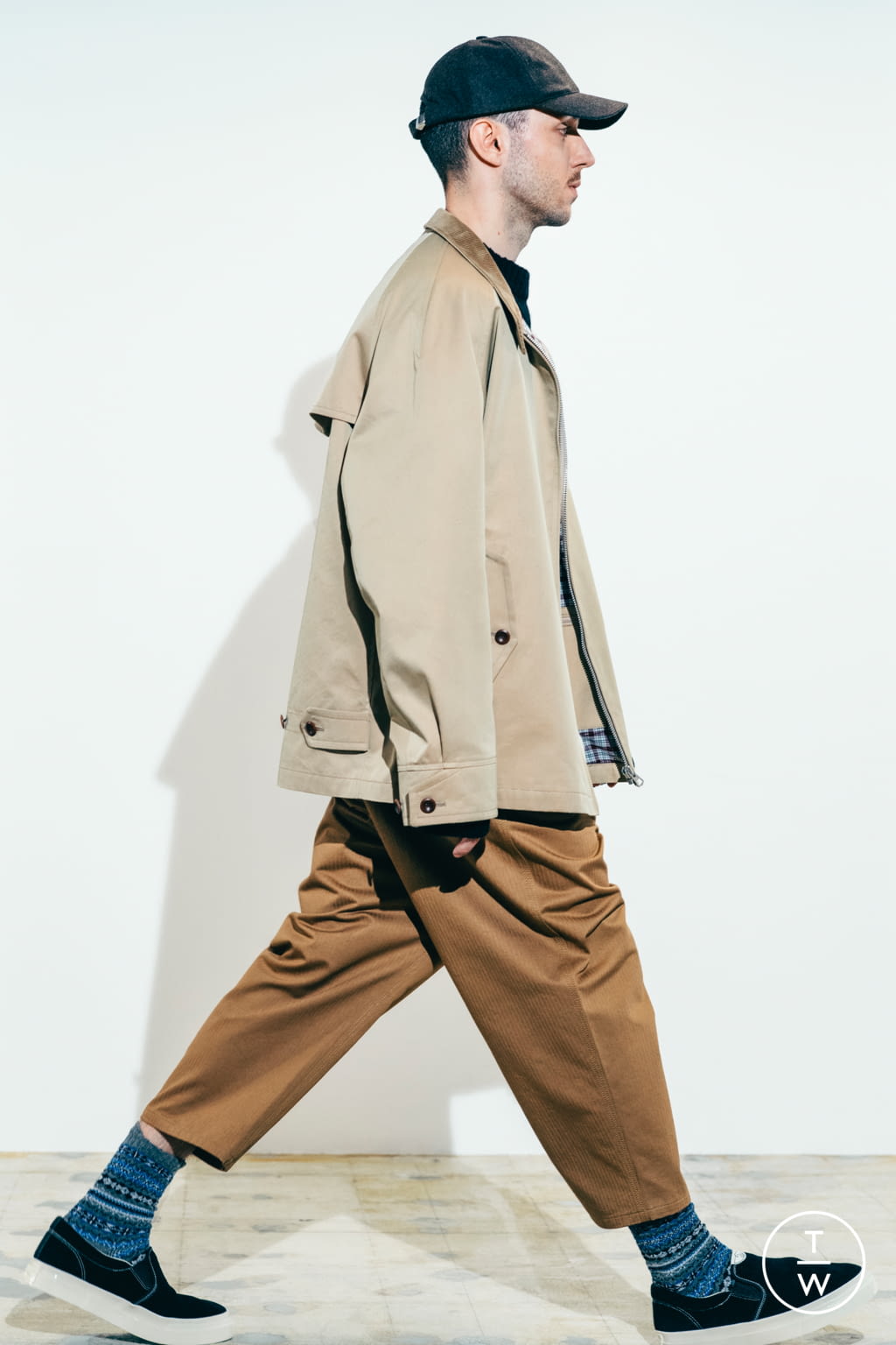 Fashion Week Paris Fall/Winter 2021 look 30 from the Junya Watanabe Man collection menswear