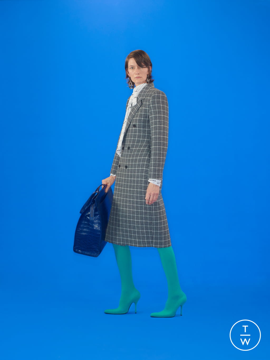 Fashion Week Paris Resort 2019 look 65 from the Balenciaga collection 女装