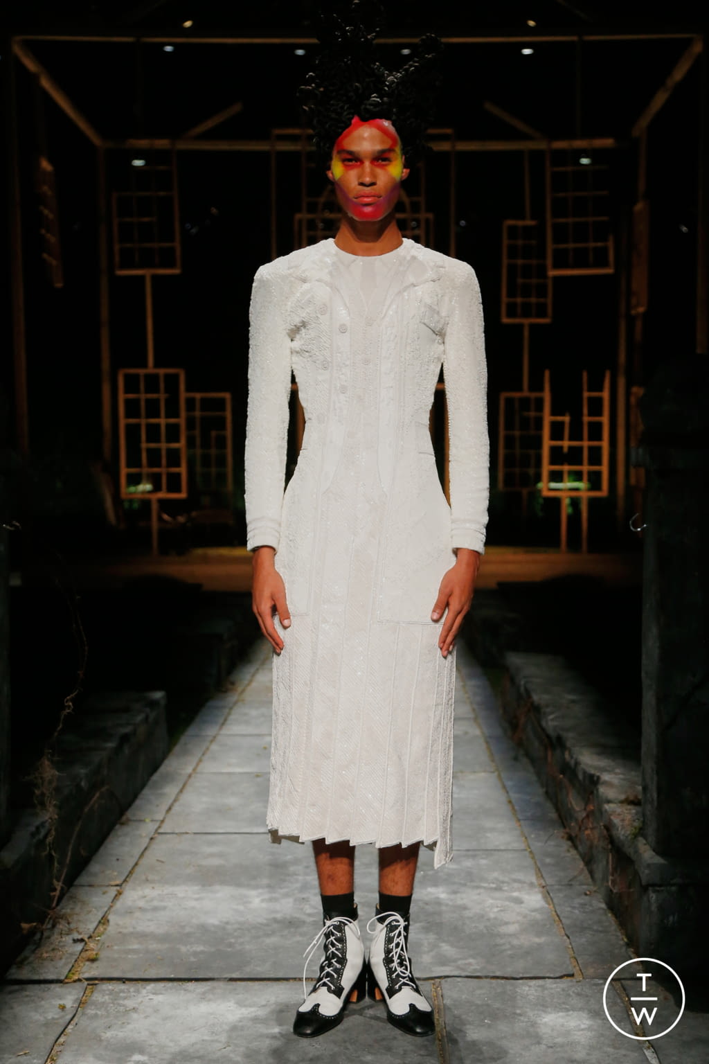 Fashion Week New York Spring/Summer 2022 look 65 from the Thom Browne collection 女装