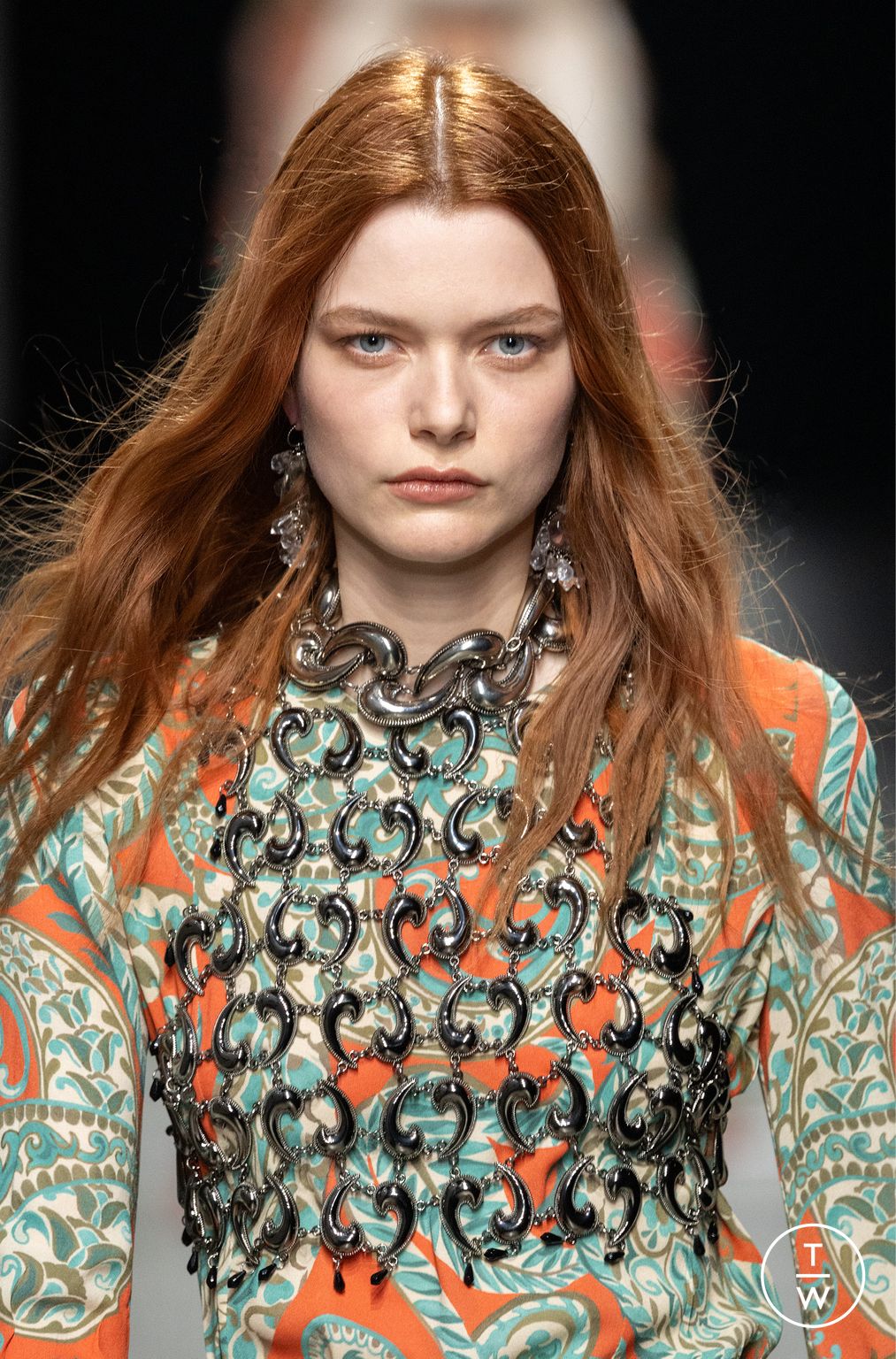 Fashion Week Milan Fall/Winter 2025 look 66 from the Etro collection womenswear accessories