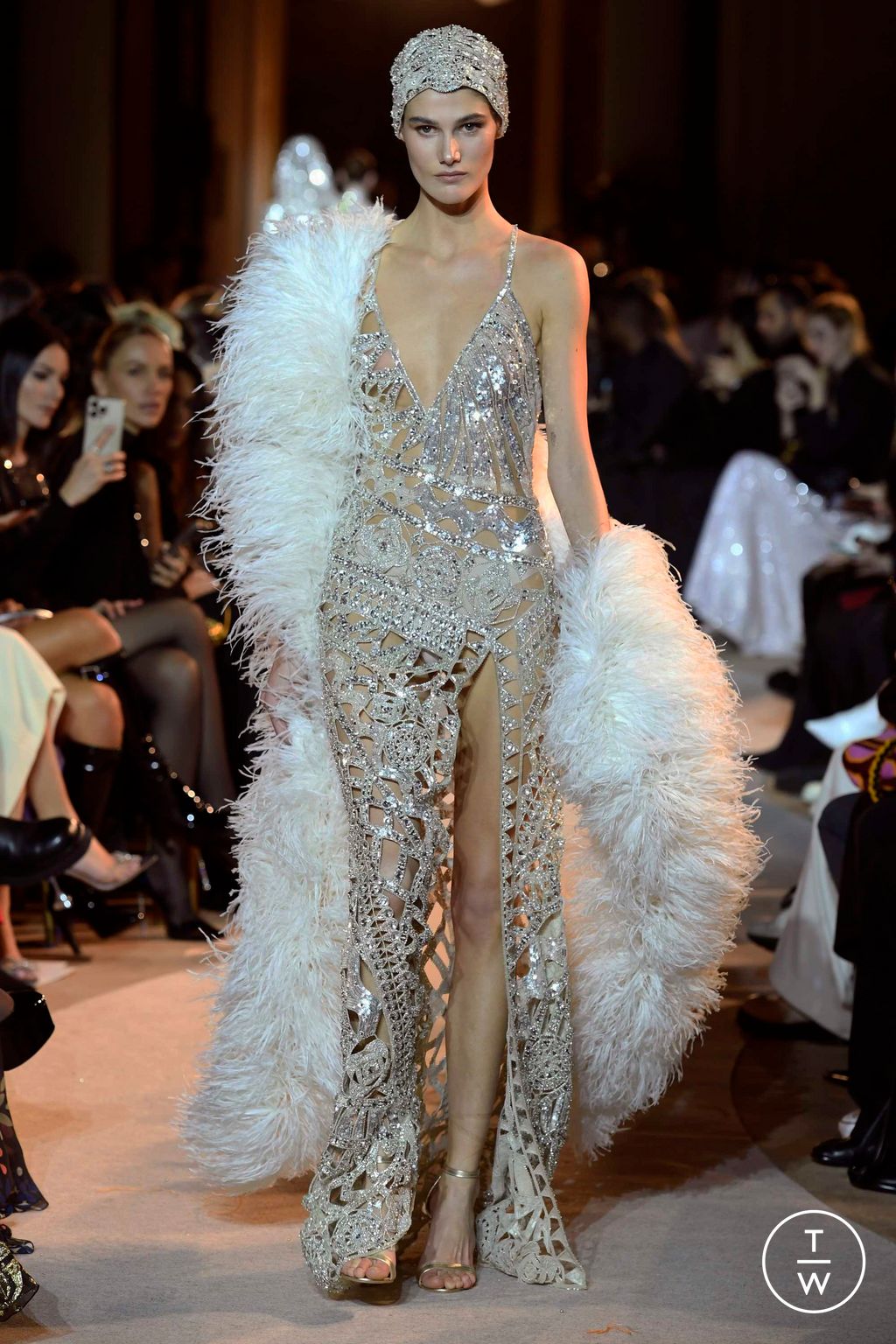 Fashion Week Paris Spring/Summer 2023 look 49 from the Zuhair Murad collection couture