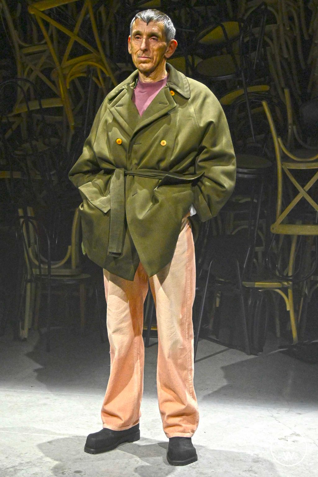 Fashion Week Milan Fall/Winter 2023 look 3 from the Magliano collection menswear