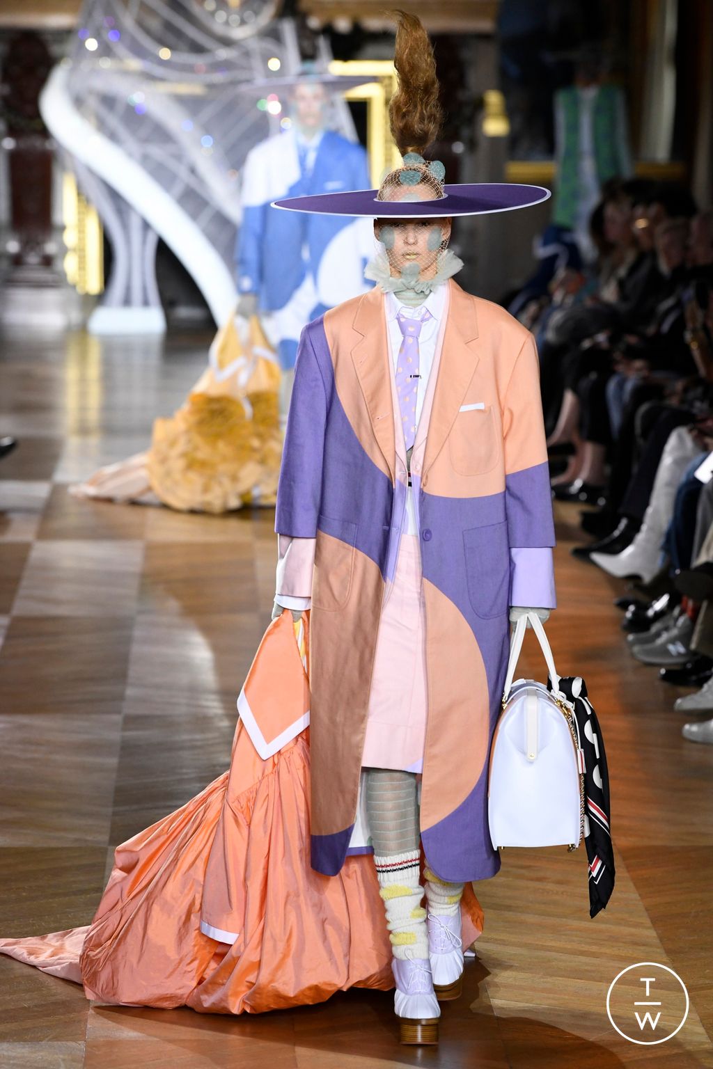 Fashion Week Paris Spring/Summer 2023 look 37 from the Thom Browne collection womenswear