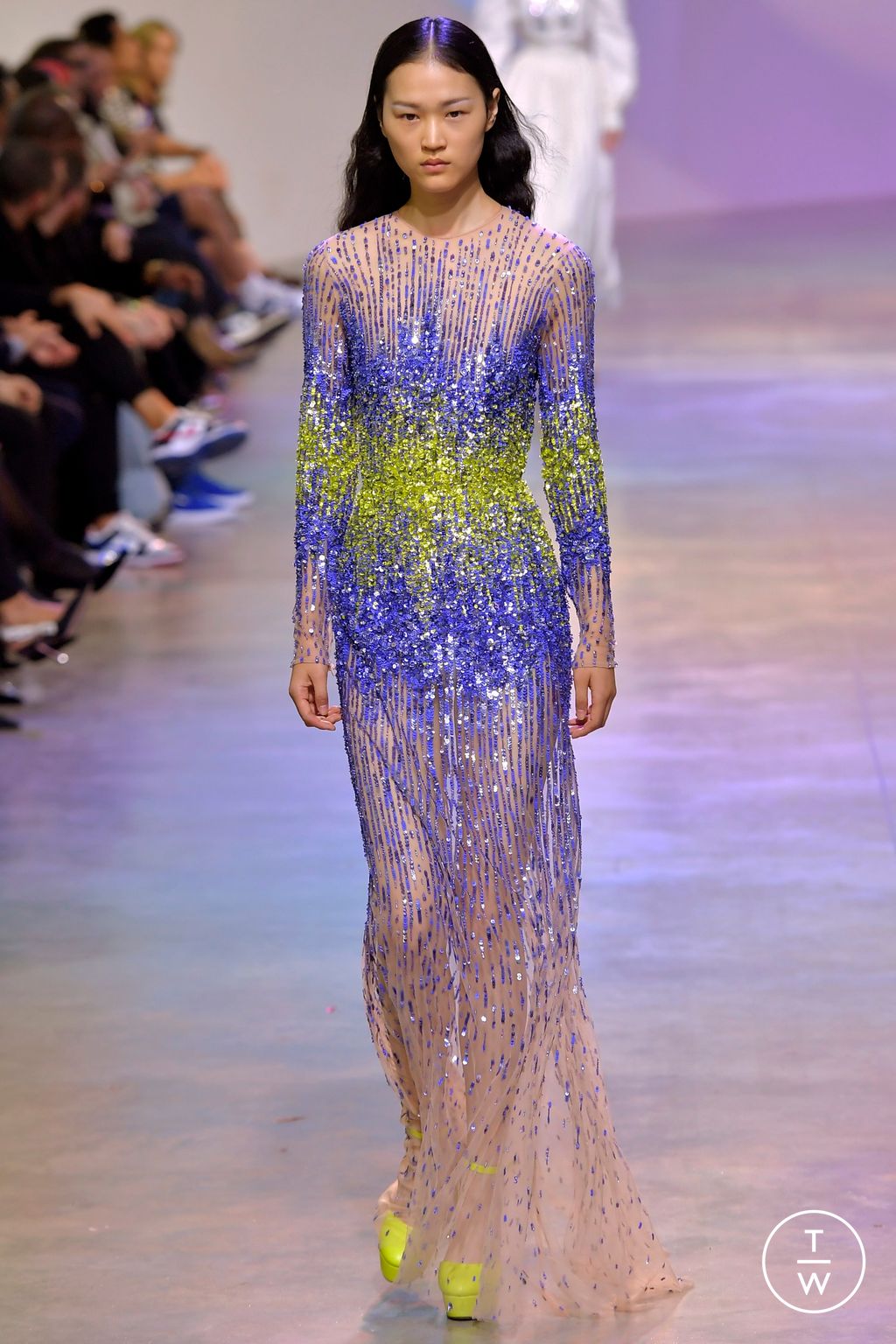 Fashion Week Paris Spring/Summer 2023 look 54 from the Elie Saab collection womenswear
