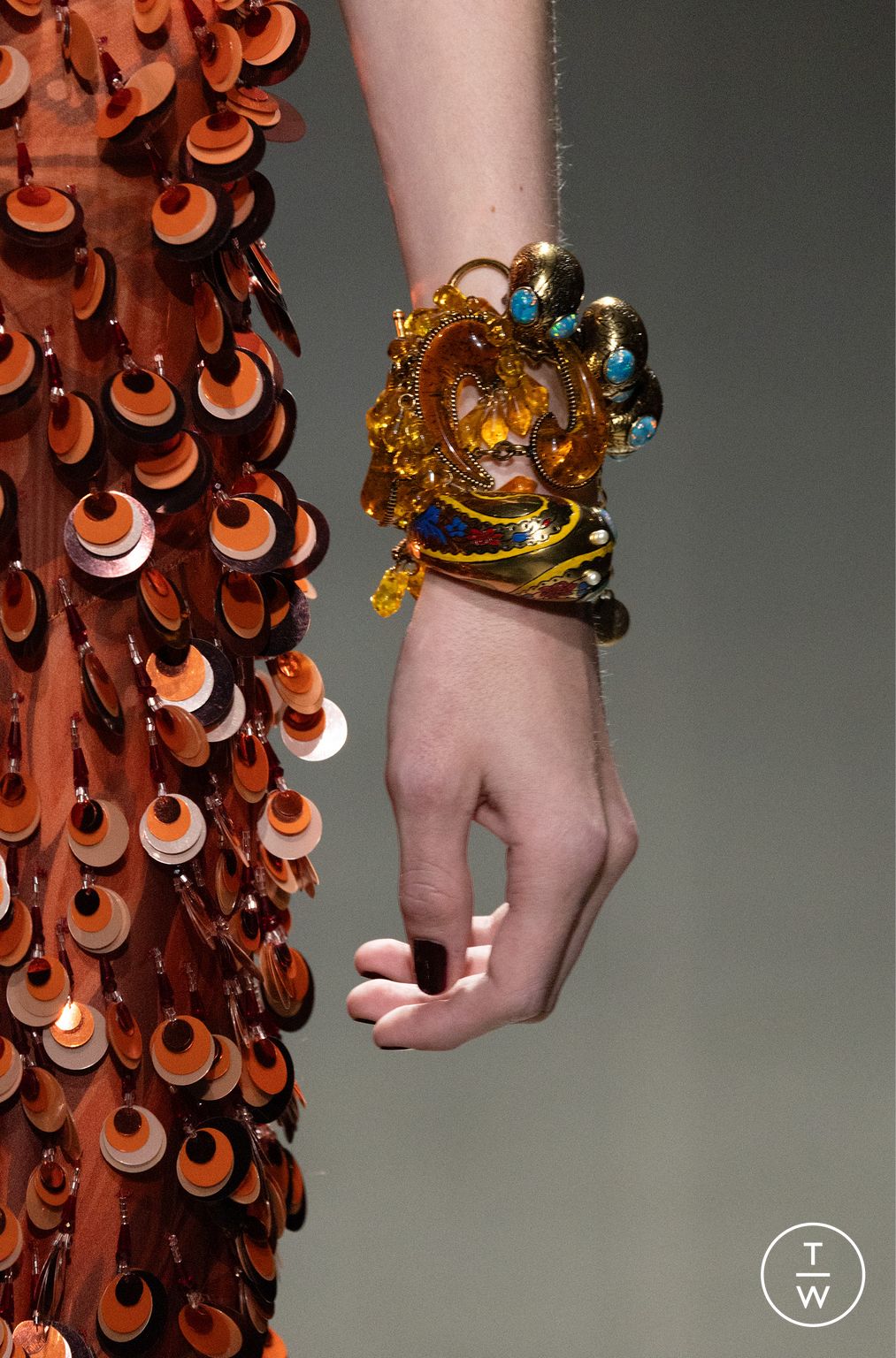 Fashion Week Milan Fall/Winter 2025 look 69 de la collection Etro womenswear accessories