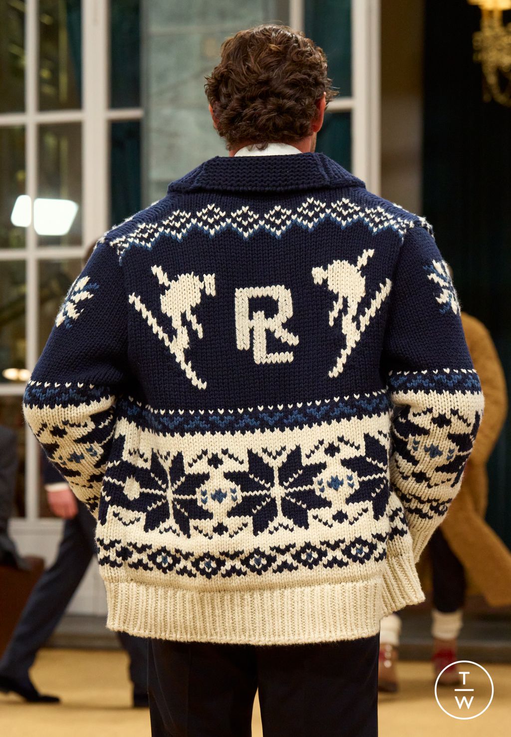 Fashion Week Milan Fall/Winter 2026 look 32 from the Ralph Lauren Purple Label collection menswear accessories