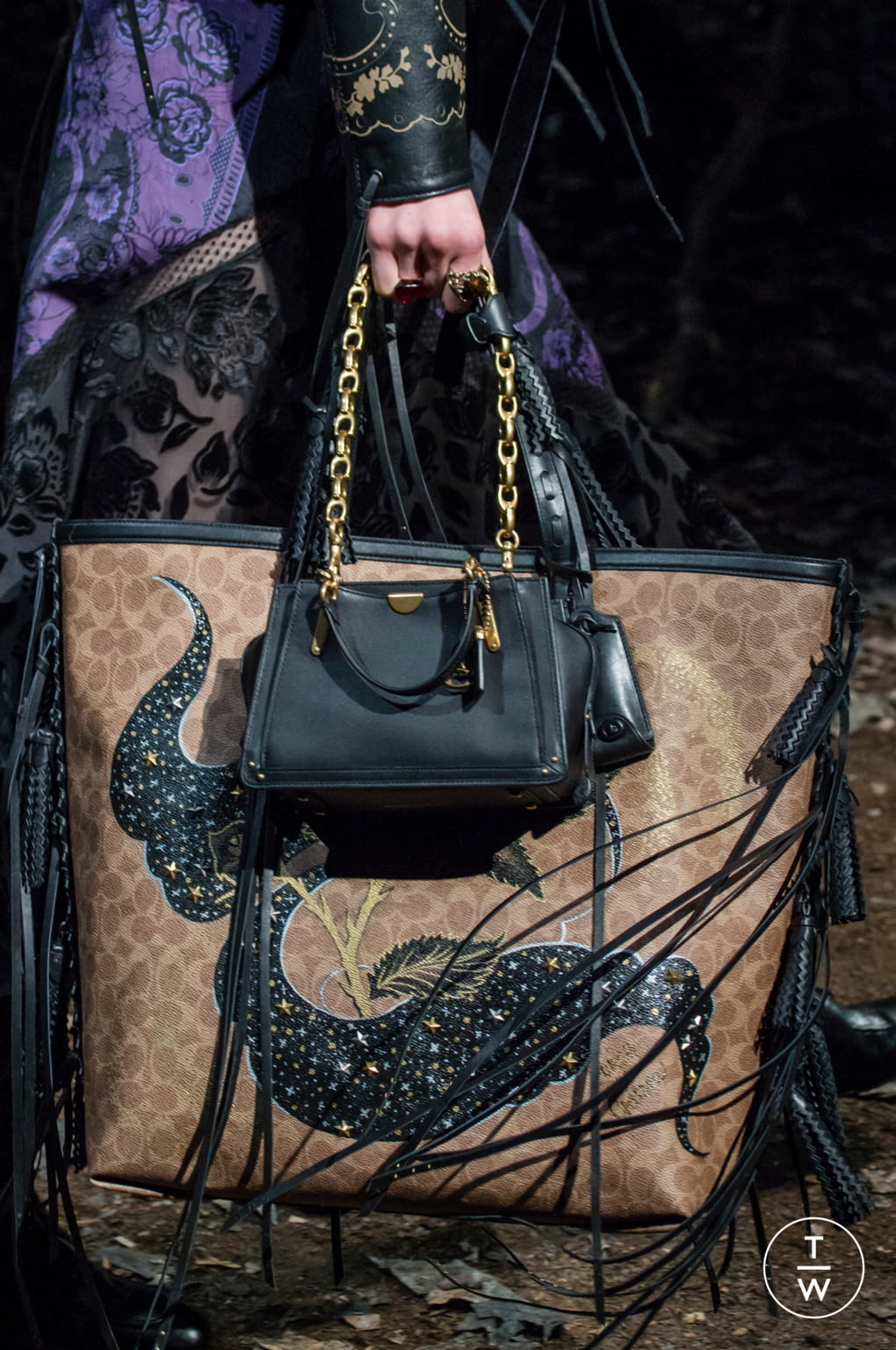 Fashion Week New York Fall/Winter 2018 look 49 from the Coach collection womenswear accessories