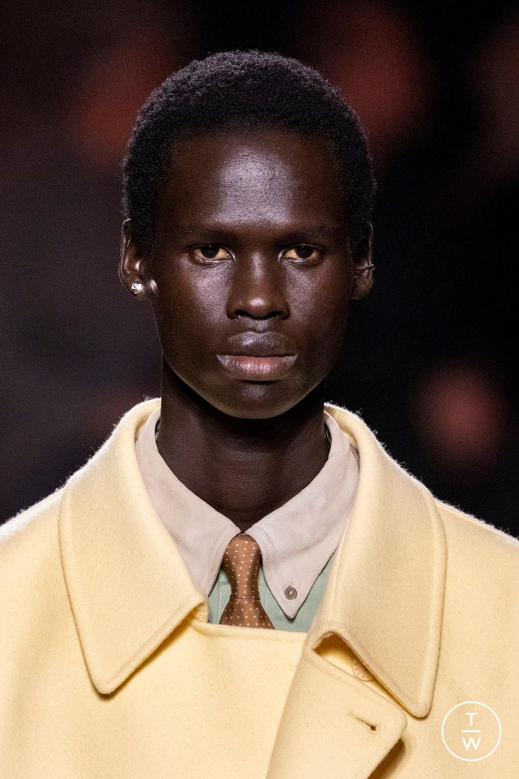 Fashion Week Milan Fall/Winter 2025 look 206 from the Fendi collection 女装配饰