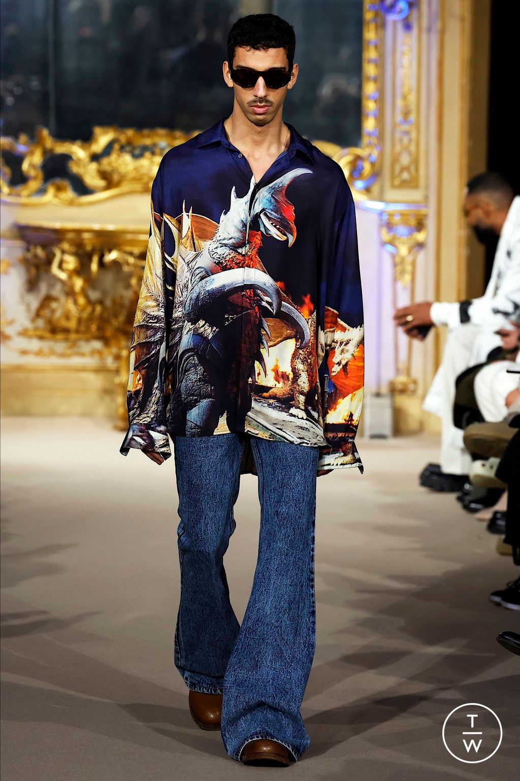Fashion Week Milan Fall/Winter 2023 look 10 de la collection Dhruv-Kapoor menswear
