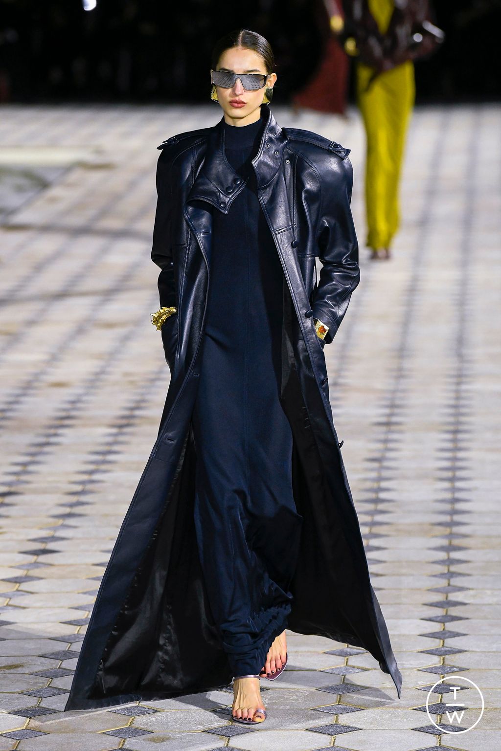 Fashion Week Paris Spring/Summer 2023 look 6 from the Saint Laurent collection womenswear