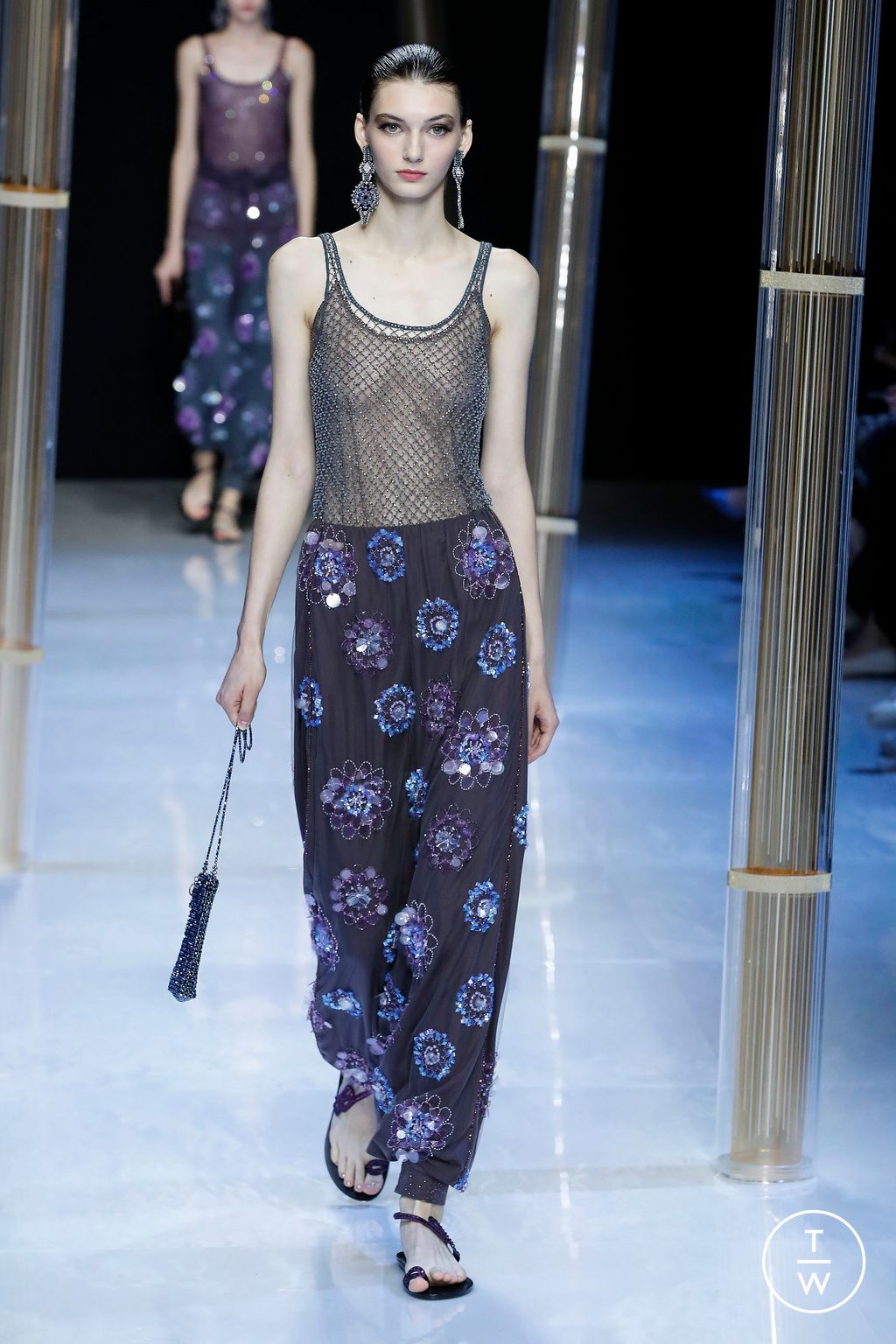 Fashion Week Milan Spring/Summer 2023 look 42 from the Giorgio Armani collection womenswear