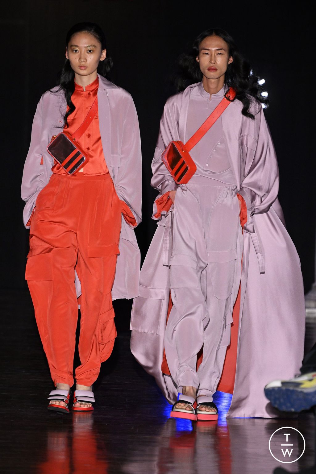 Fashion Week Milan Spring/Summer 2023 look 21 from the Hui collection 女装