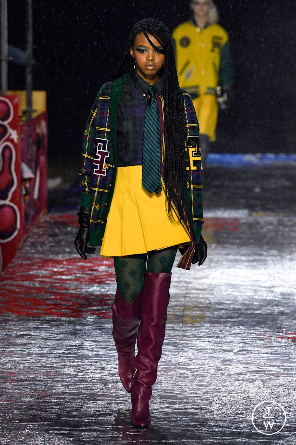 Fashion Week New York Fall/Winter 2022 look 8 from the Tommy Hilfiger collection 女装