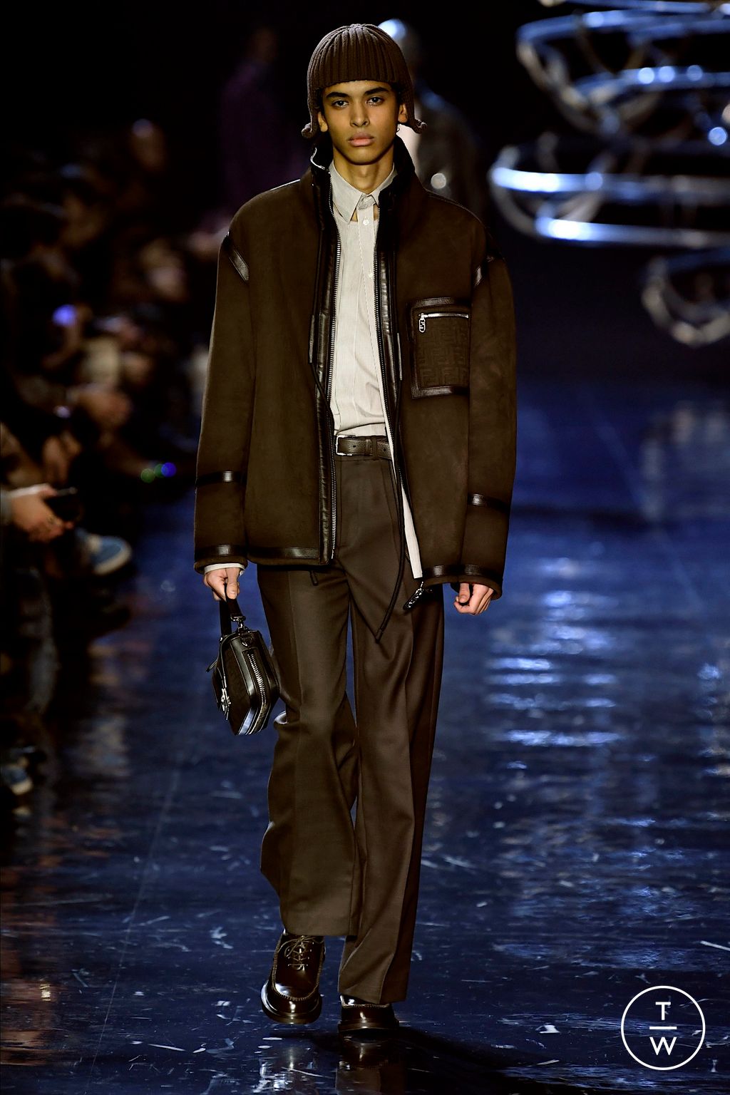 Fashion Week Milan Fall/Winter 2023 look 40 from the Fendi collection menswear