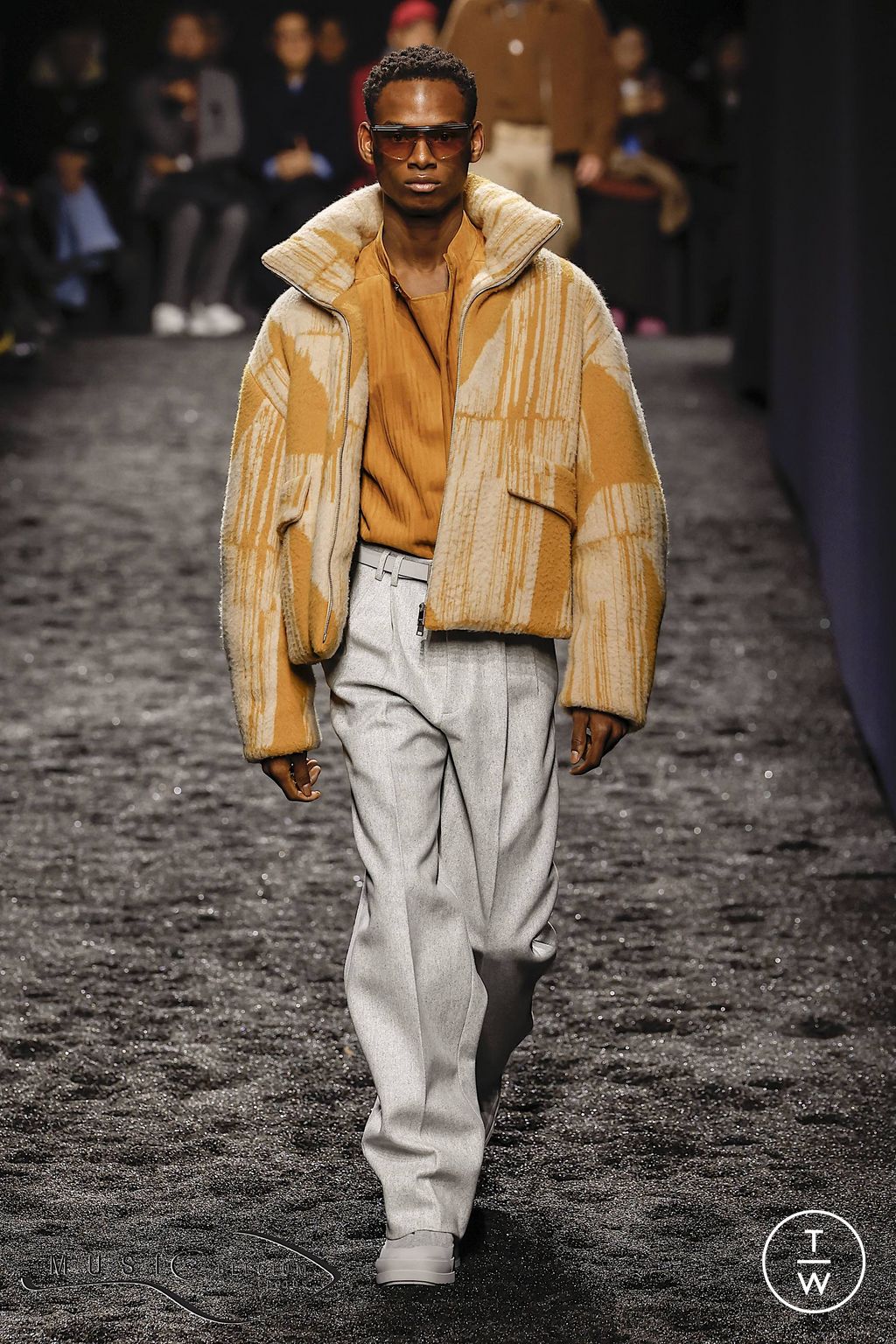 Fashion Week Milan Fall/Winter 2023 look 50 from the ZEGNA collection 男装