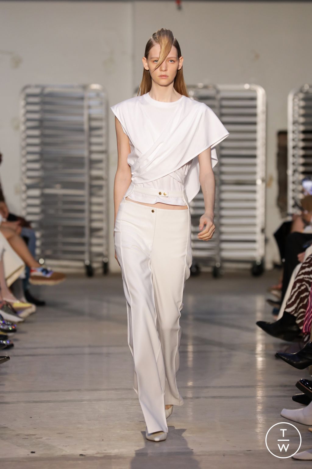 Fashion Week New York Spring/Summer 2023 look 1 from the Bevza collection womenswear